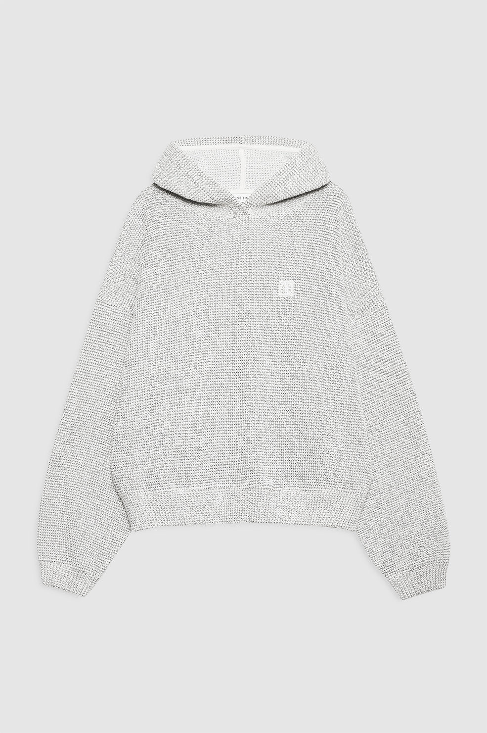 Alec Hoodie Framed Monogram - Ivory And Black - Image 3
