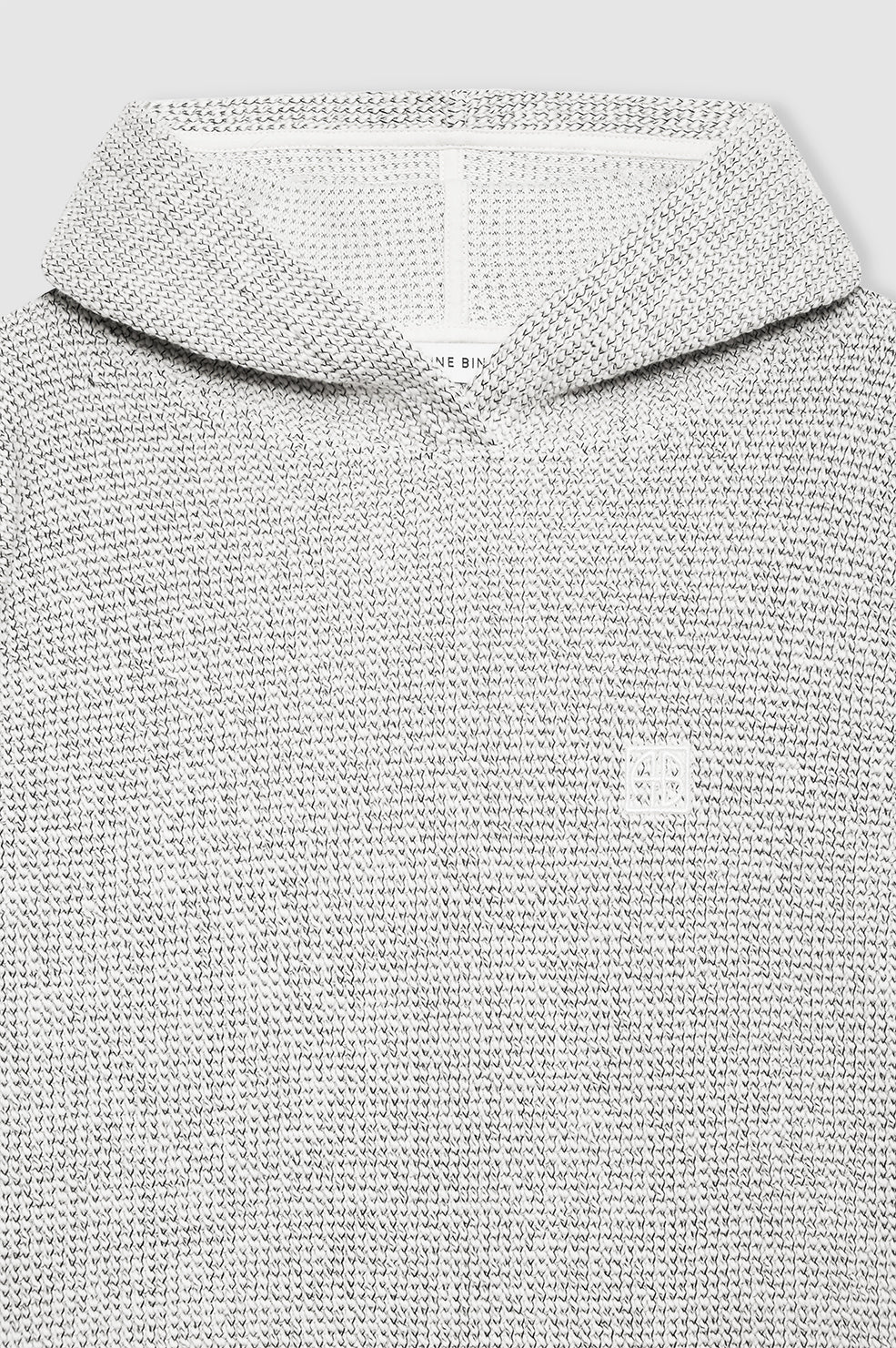 Alec Hoodie Framed Monogram - Ivory And Black - Image 4
