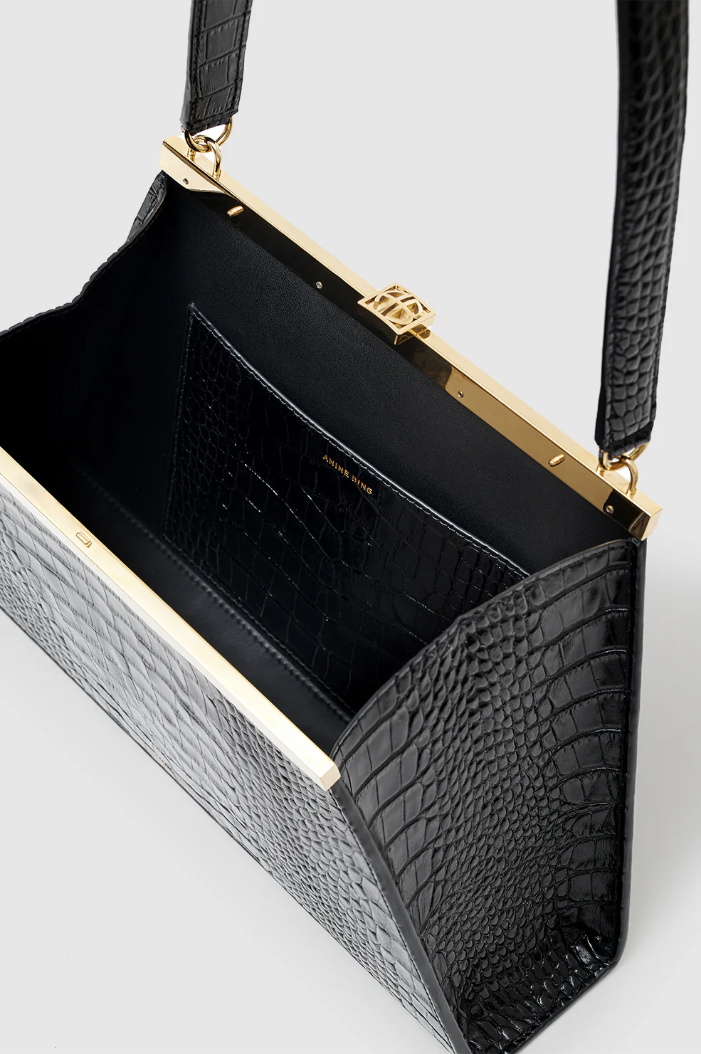 Anine Bag - Black Embossed - Image 4