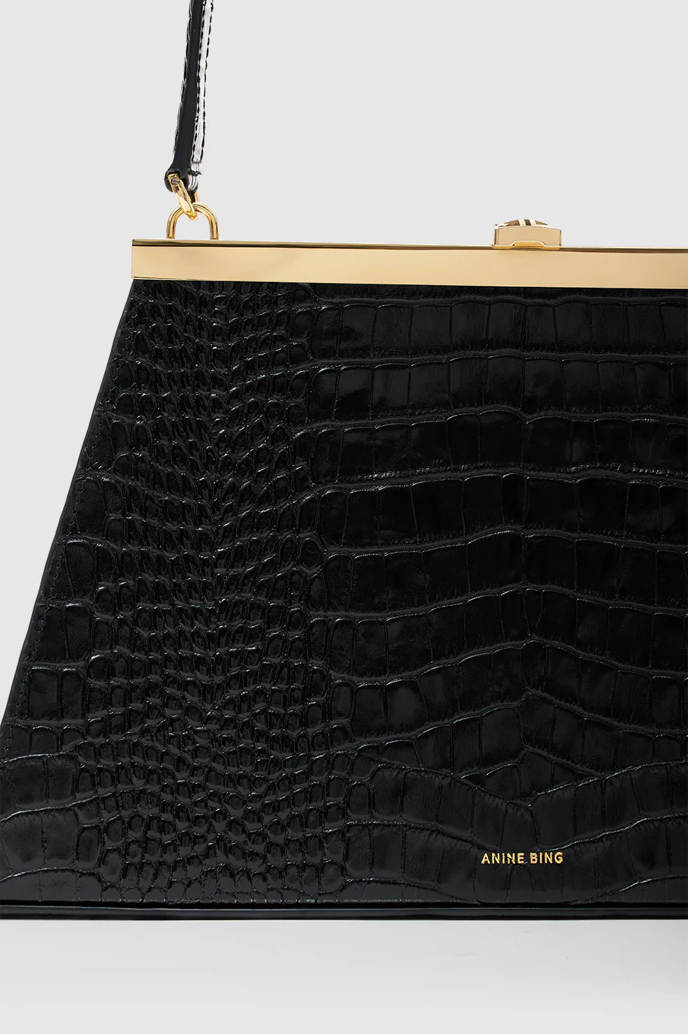 Anine Bag - Black Embossed - Image 5