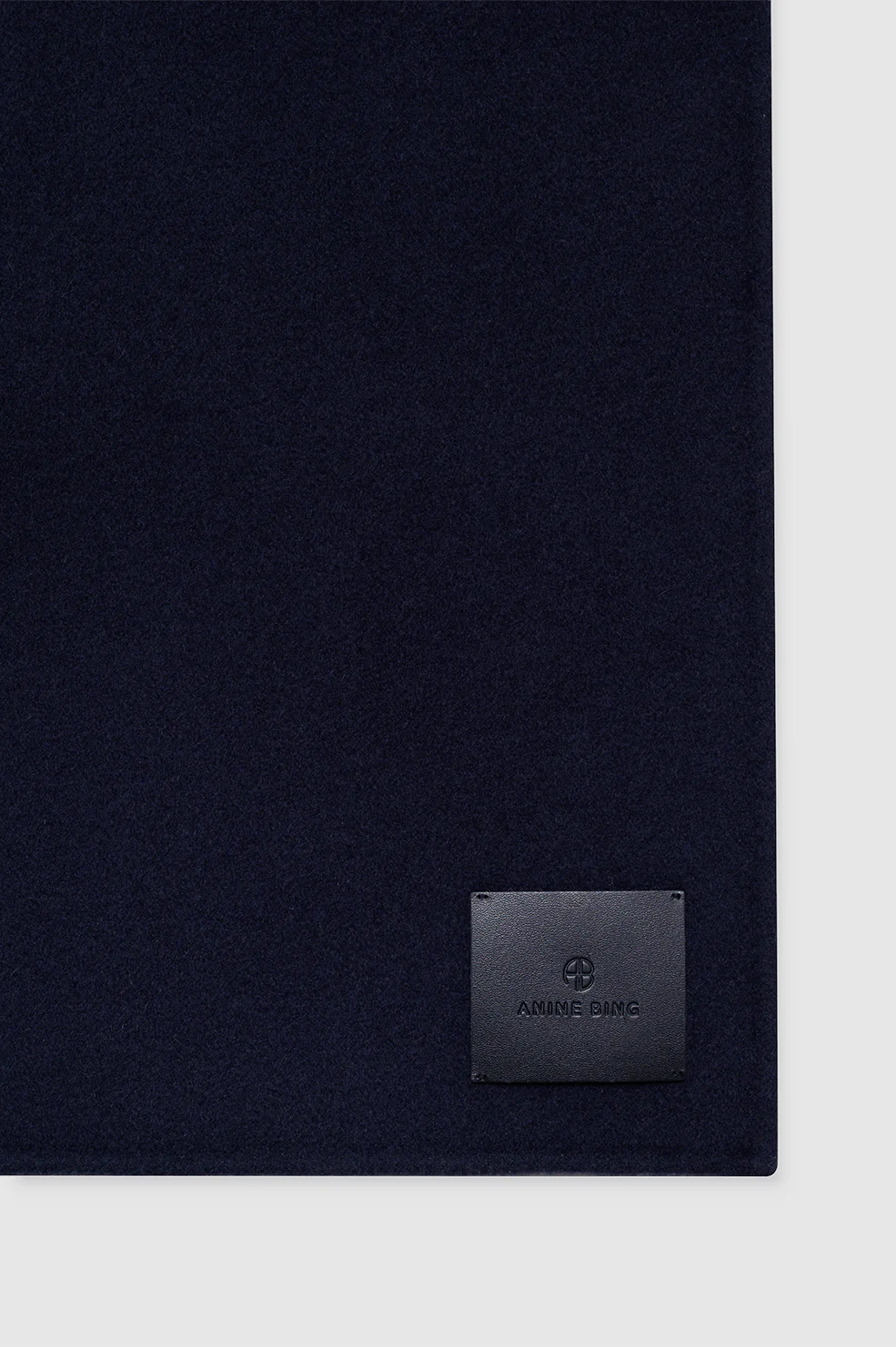Ava Scarf - Navy Cashmere Blend - Image 3