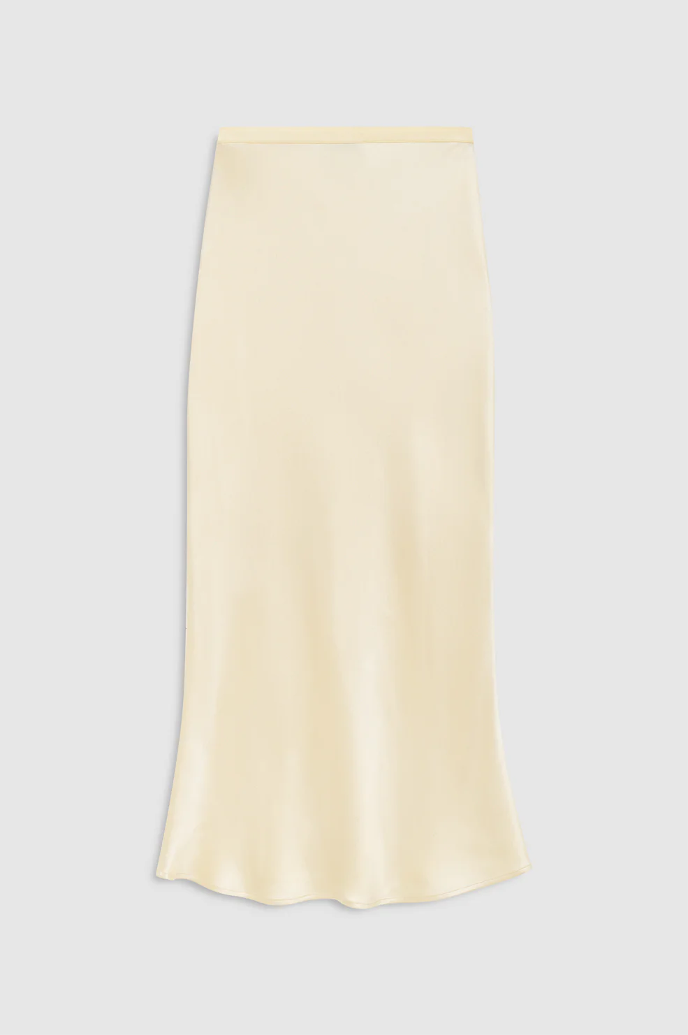 Bar Silk Skirt - Butter Yellow - Image 3