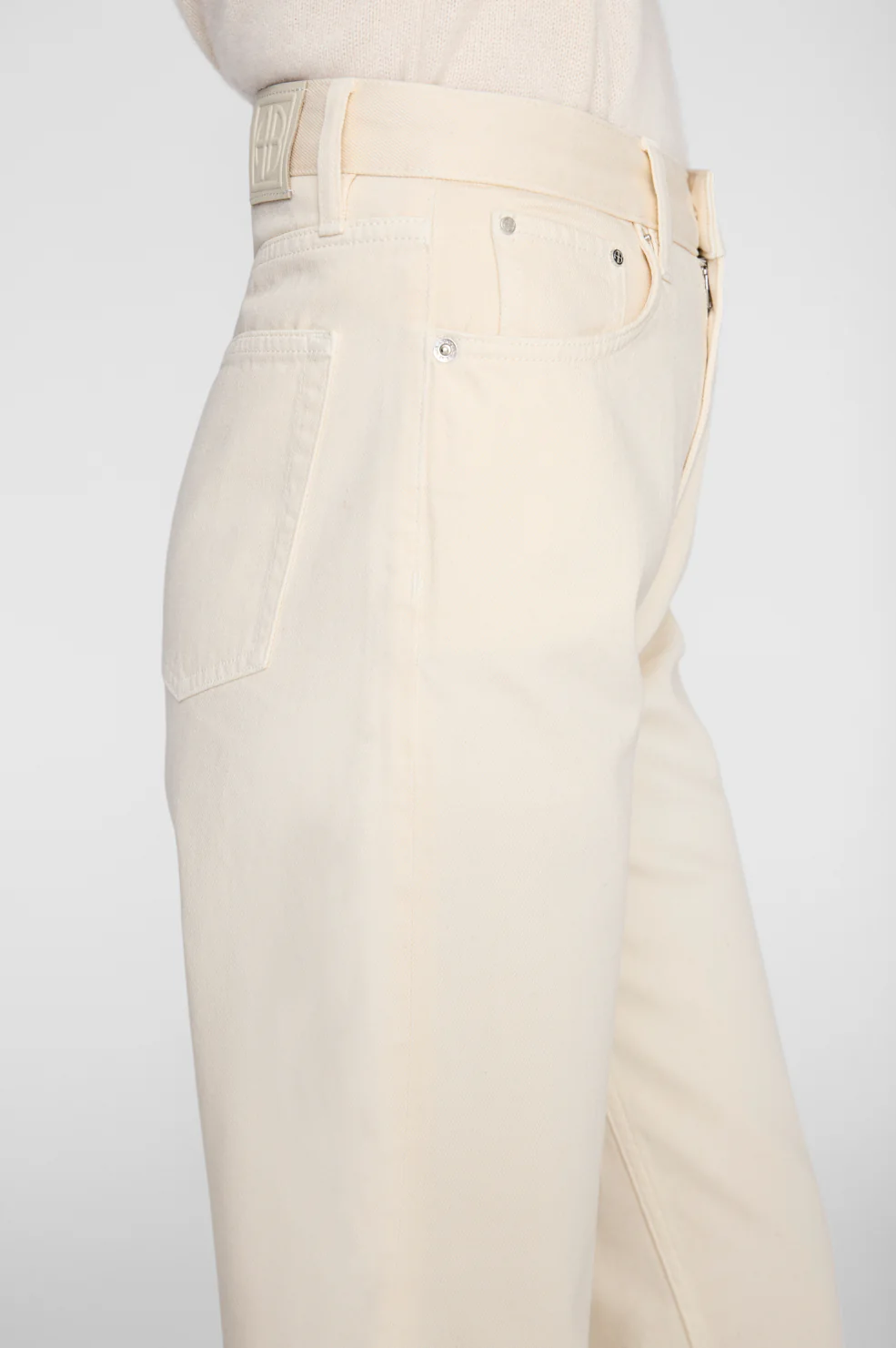 Brie Jean 33" - Cream - Image 5