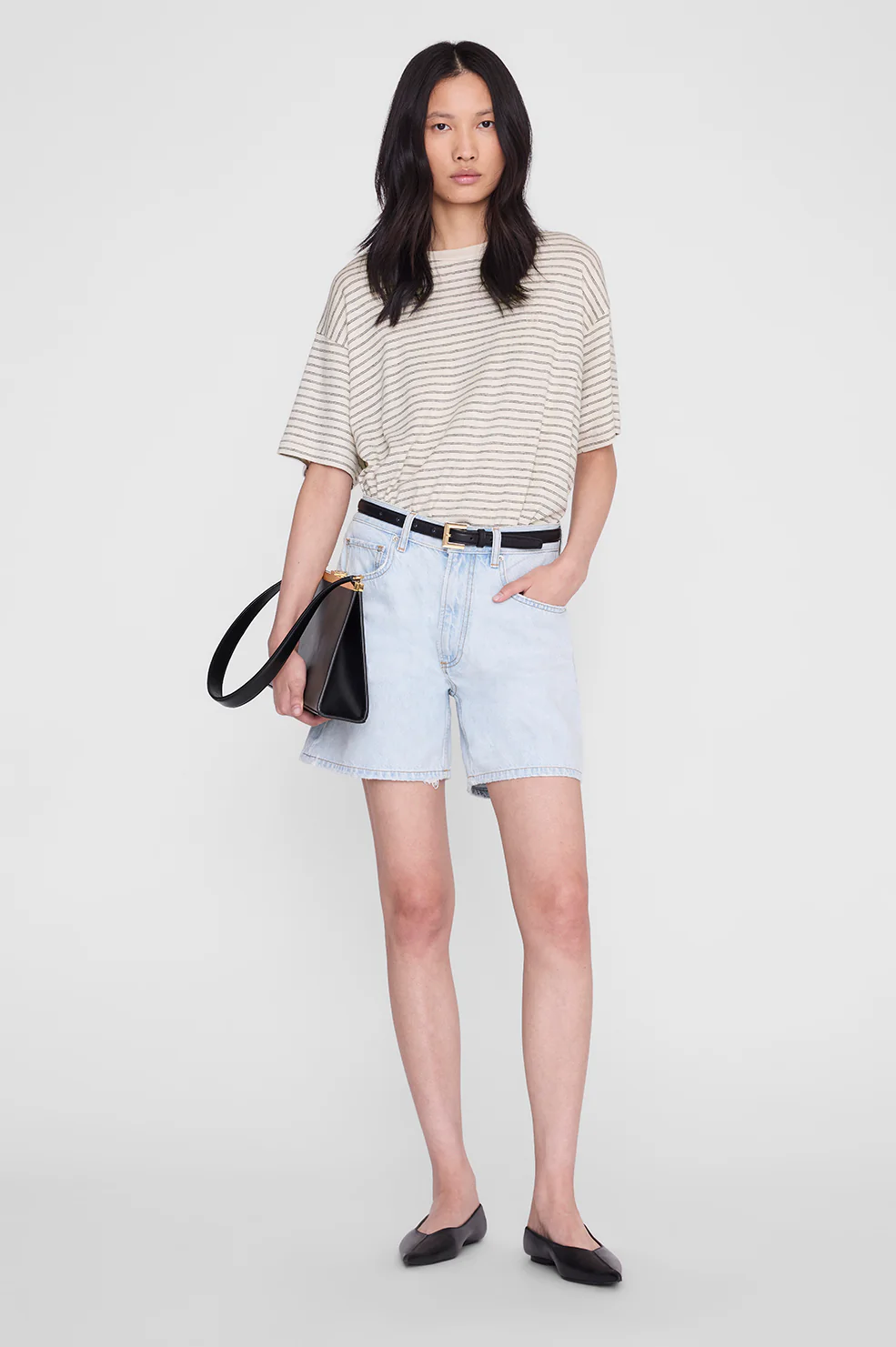 Cade Tee - Black Stripe