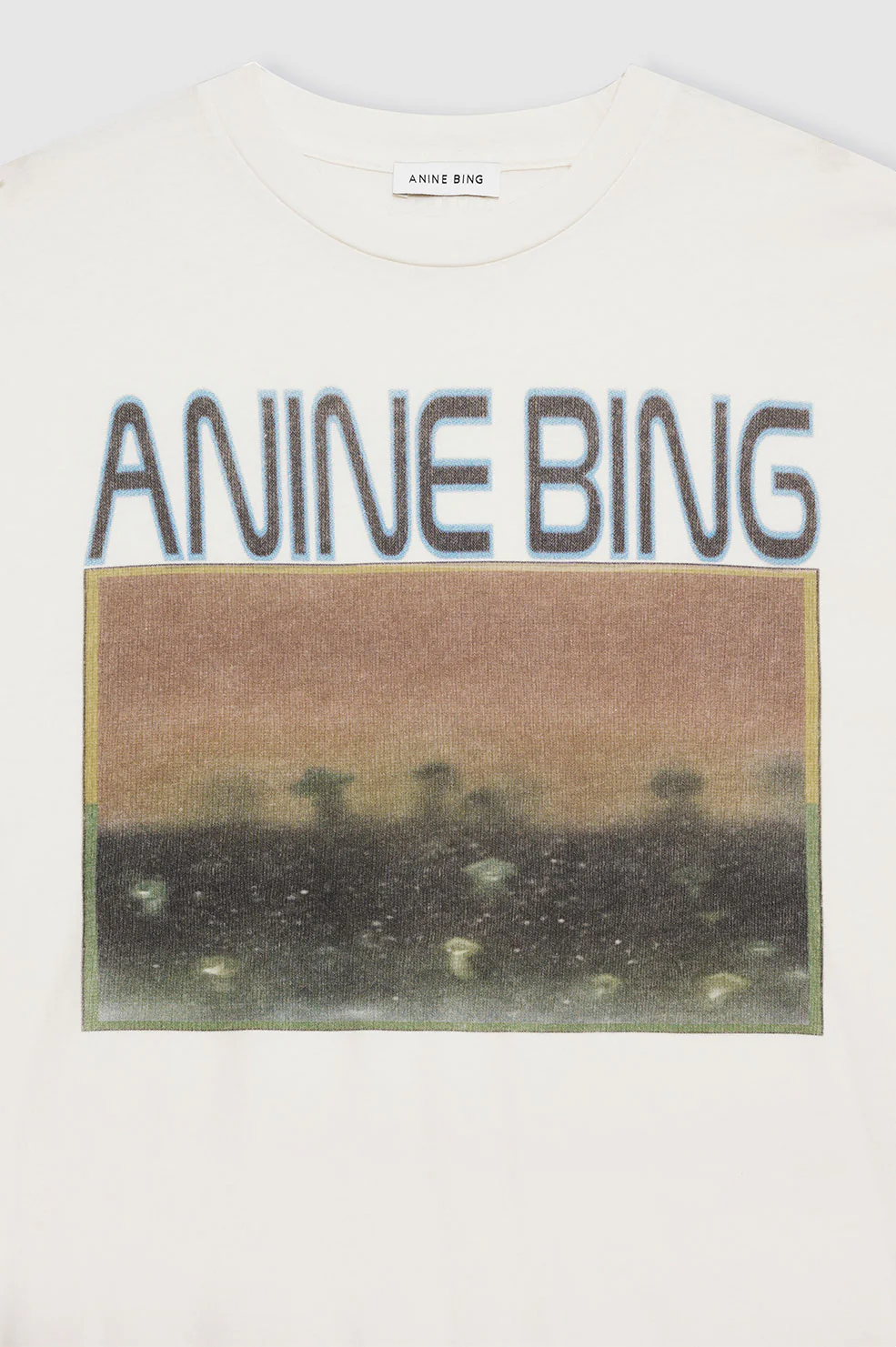 Cade Tee Mushrooms - Off White - Image 4