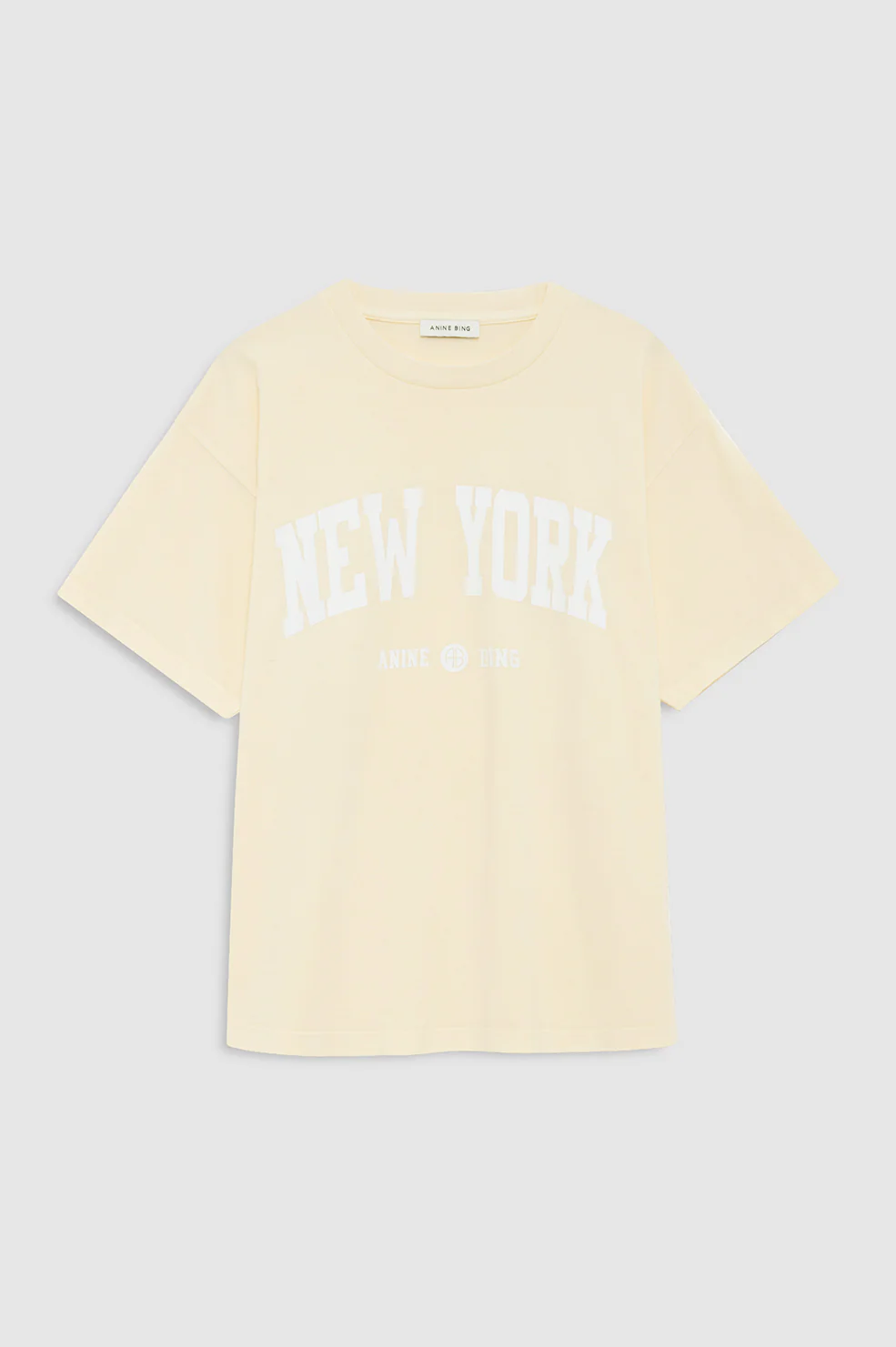Cade Tee New York University - Butter Yellow - Image 3
