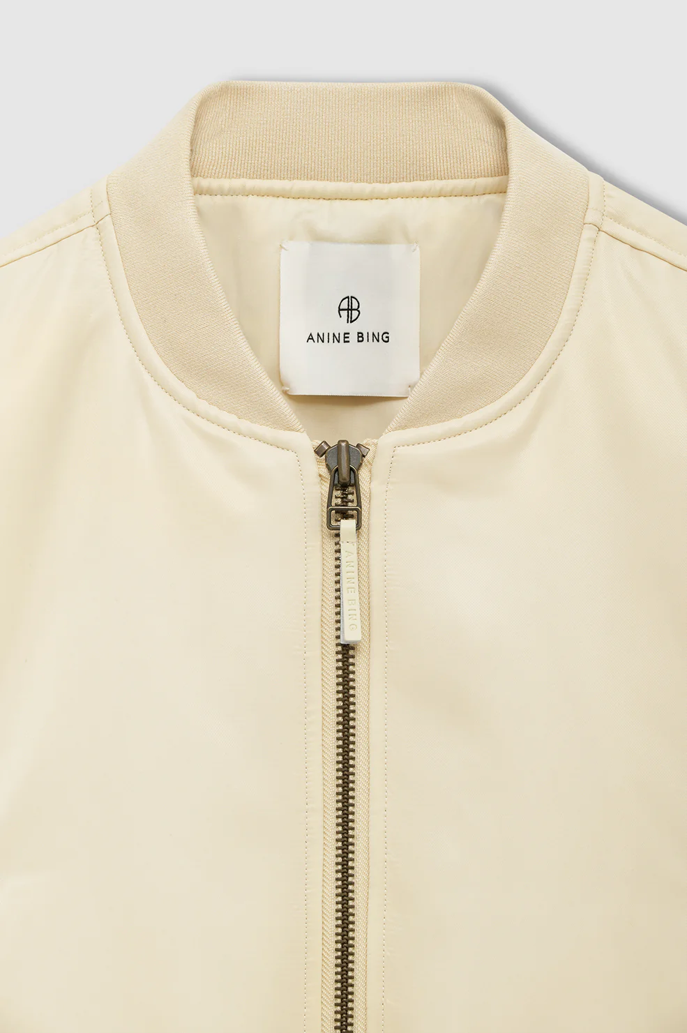 Cropped Leon Bomber - Butter Yellow - Image 4