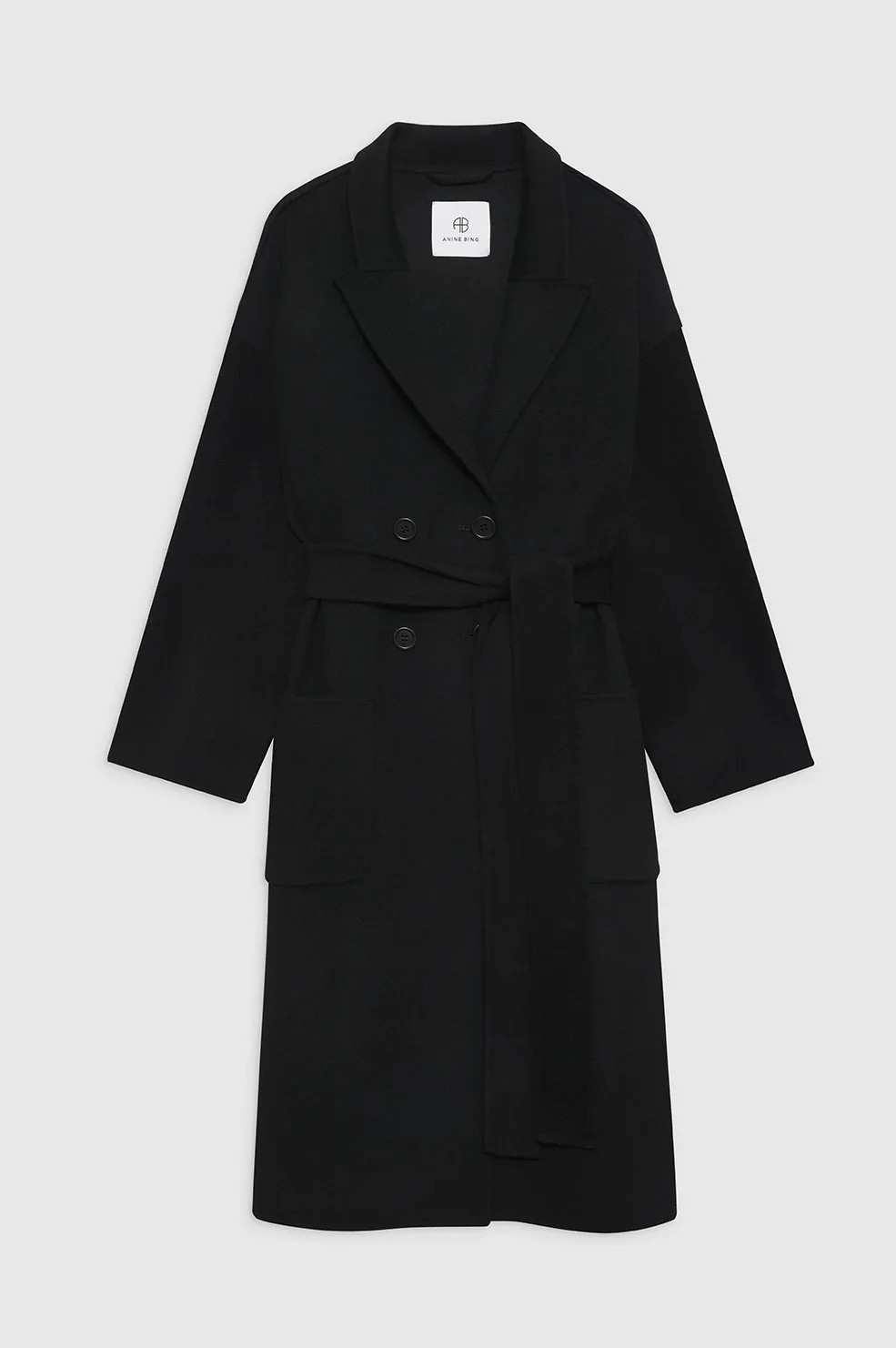 Dylan Coat - Black Cashmere Blend - Image 3
