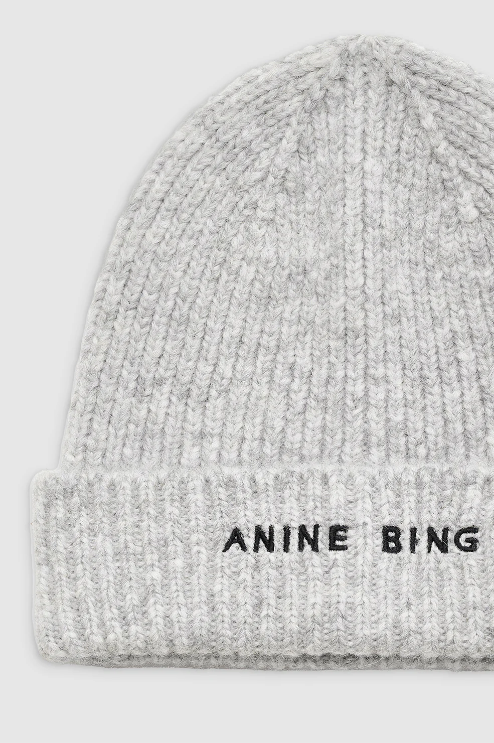 Elia Beanie - Light Heather Grey - Image 3