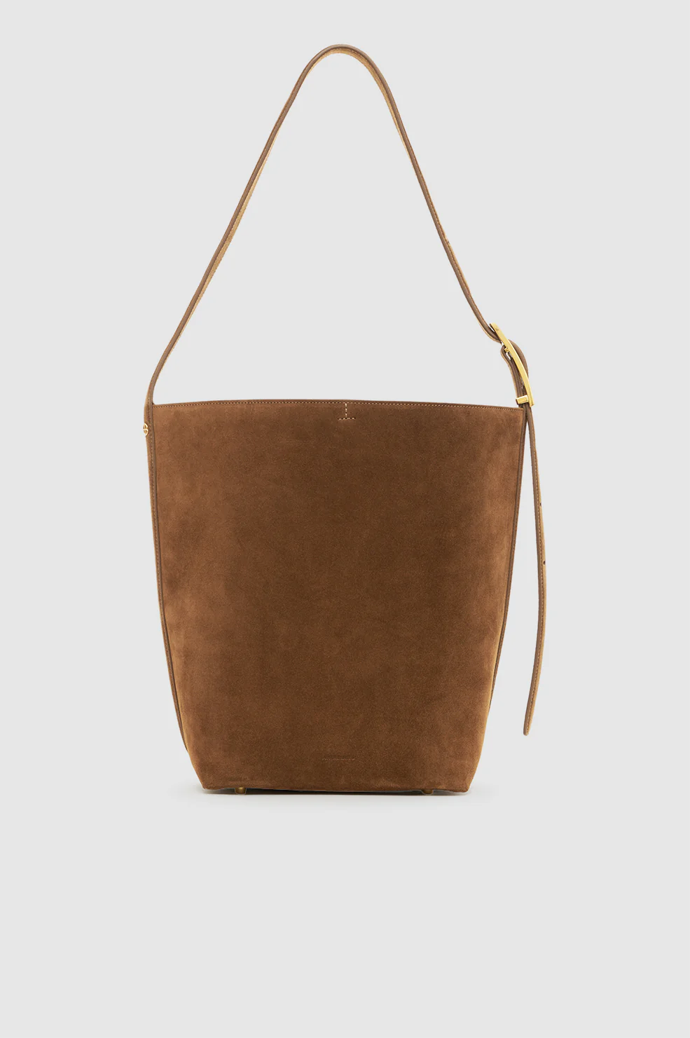 Elly Bucket Bag Suede - Tobacco