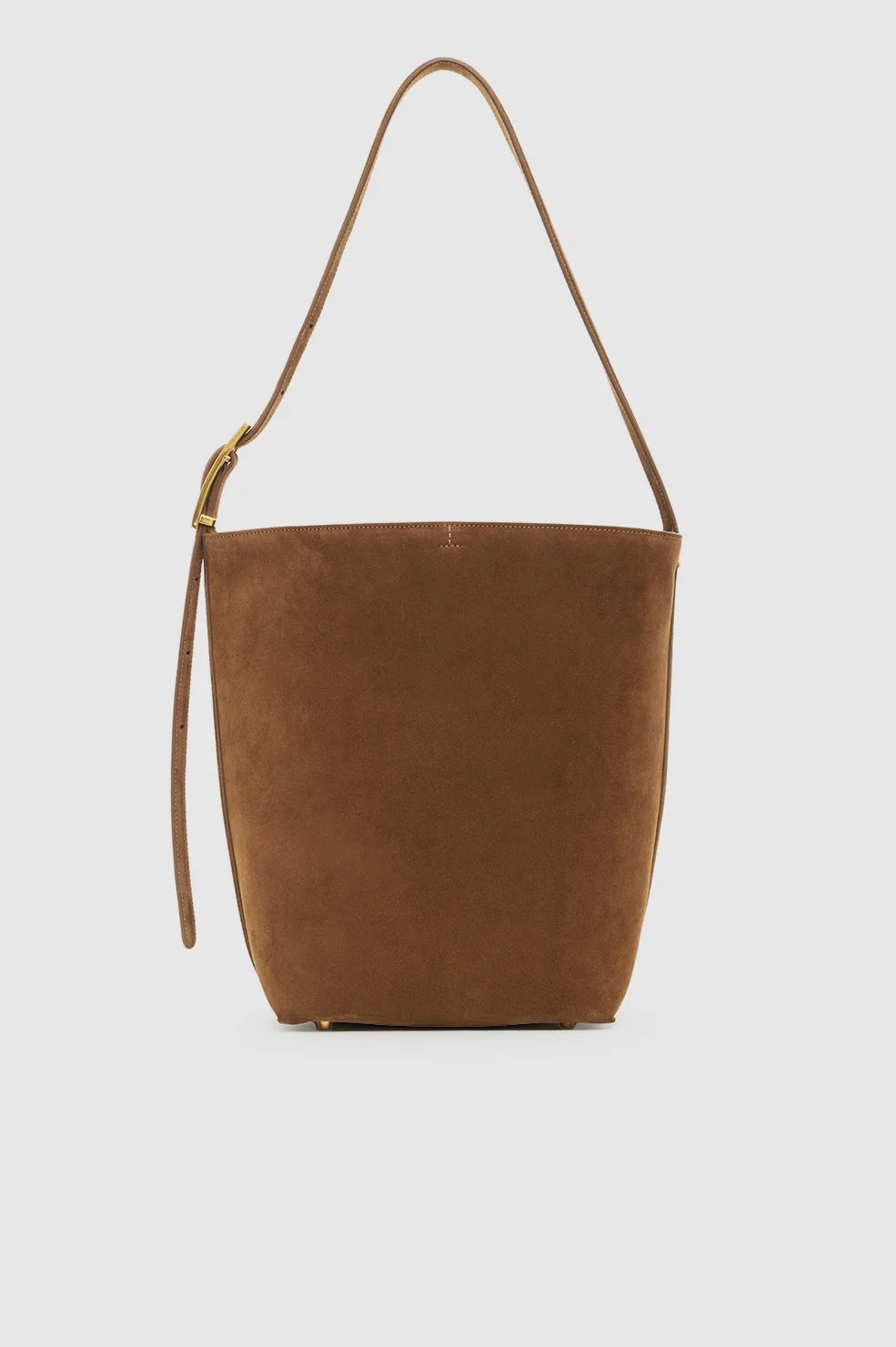Elly Bucket Bag Suede - Tobacco - Image 3