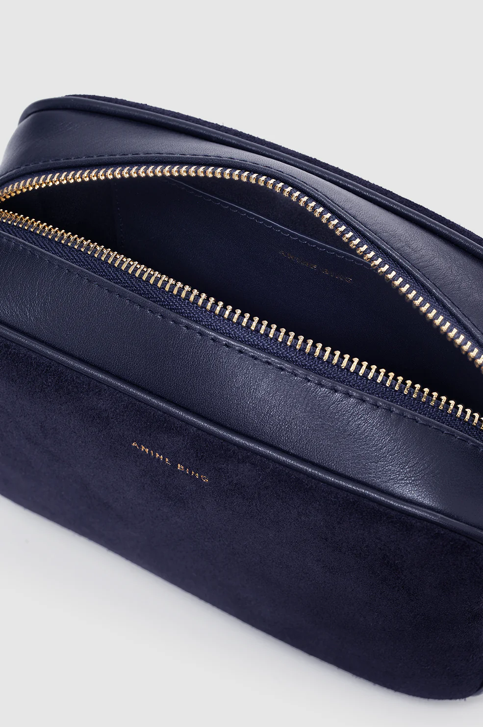 Elly Camera Bag - Navy Suede - Image 5