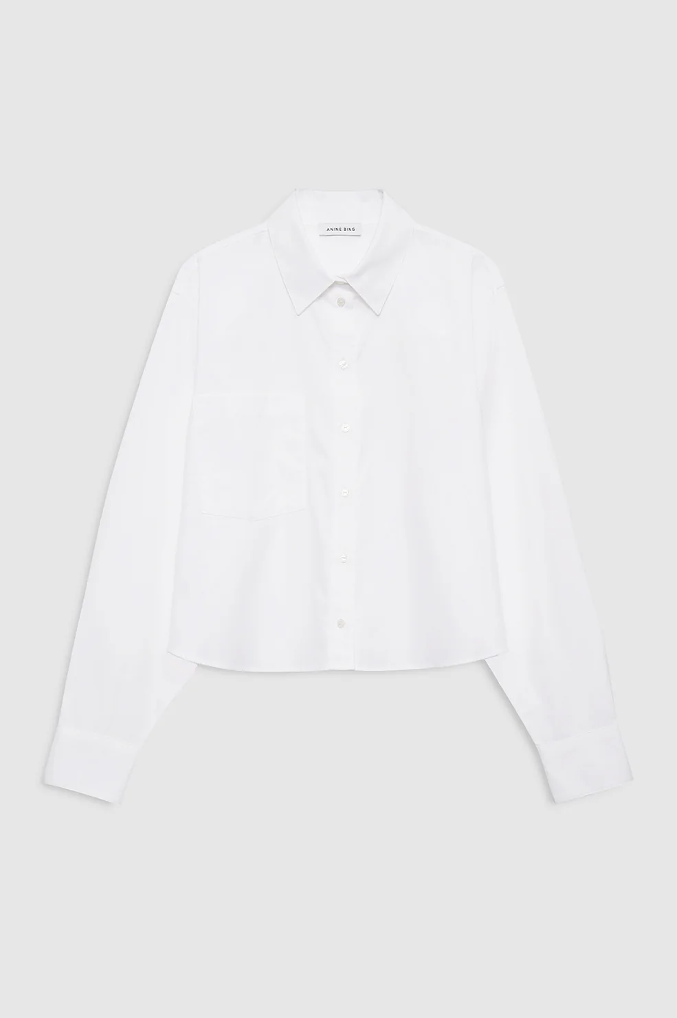 Essie Cropped Shirt - White - Image 3