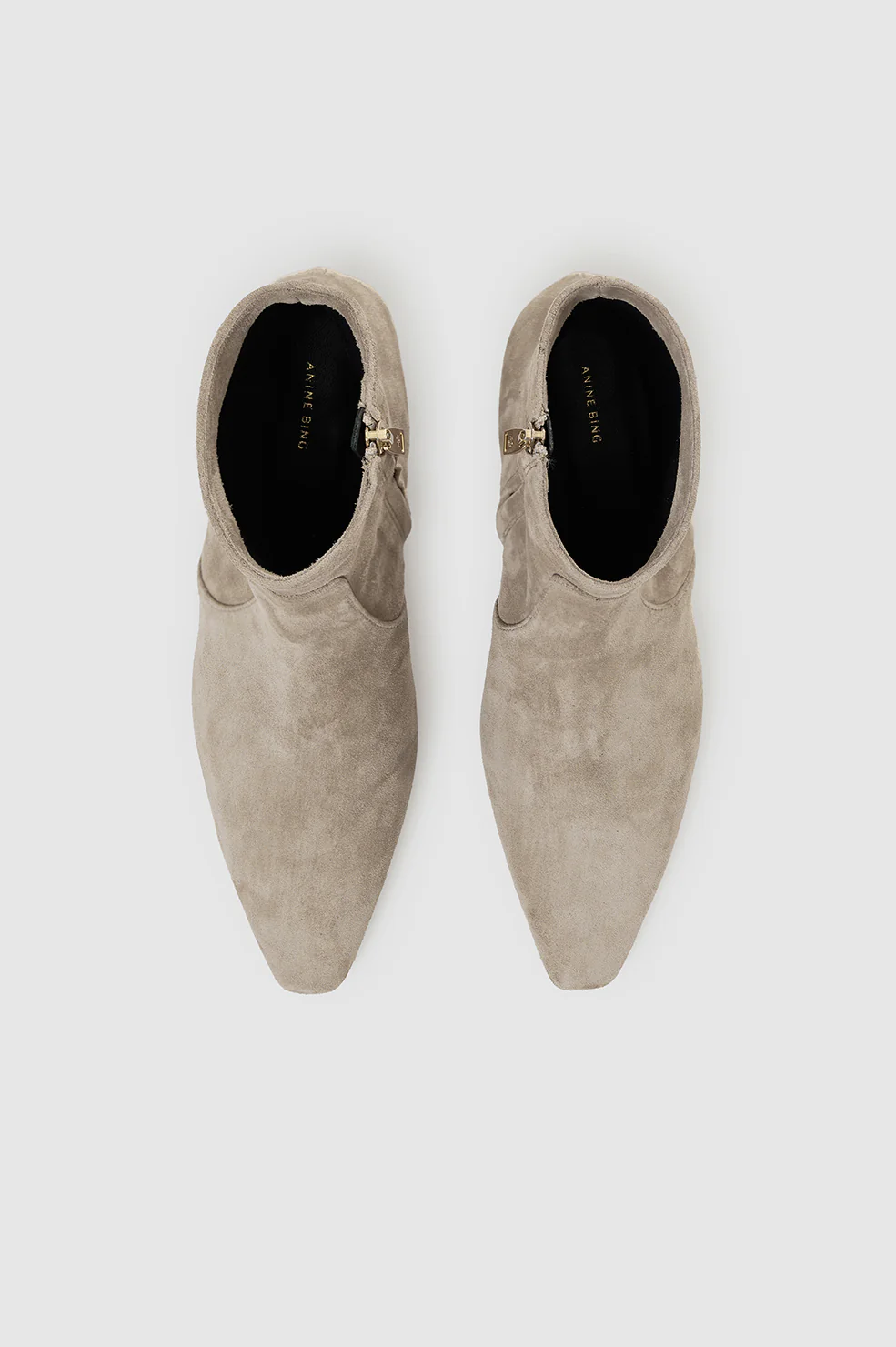Freya Flat Boots - Sand Suede - Image 3