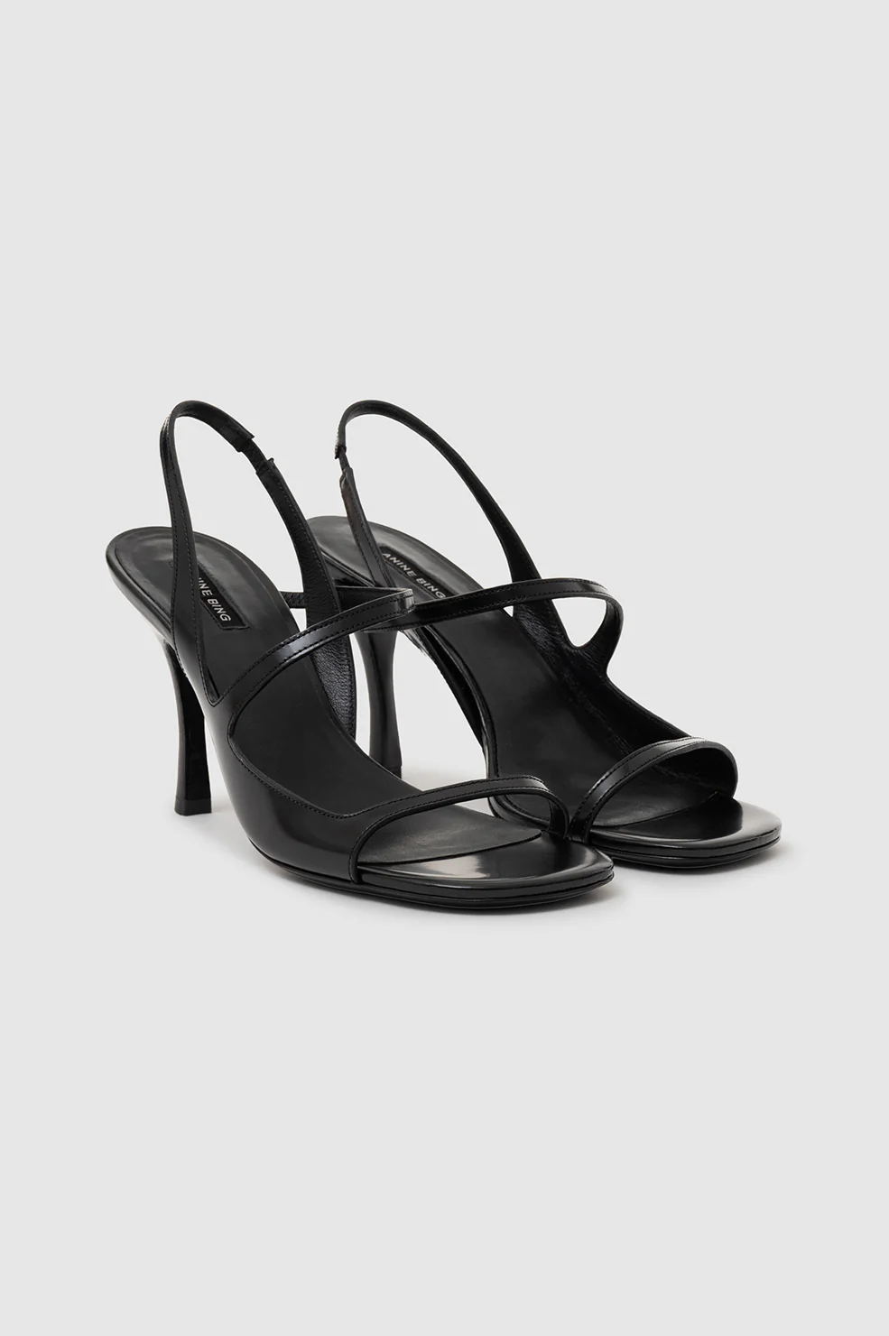 Iva Sandal Smooth - Black - Image 5