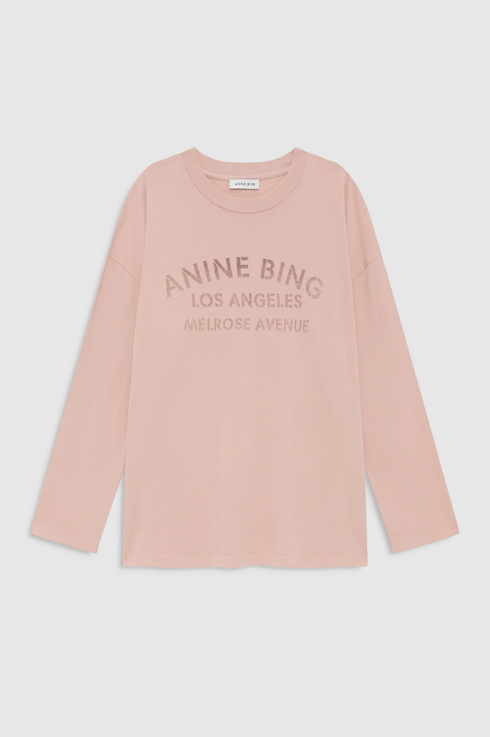 Ivan Long Sleeve Melrose Stencil - Washed Blushed - Image 2