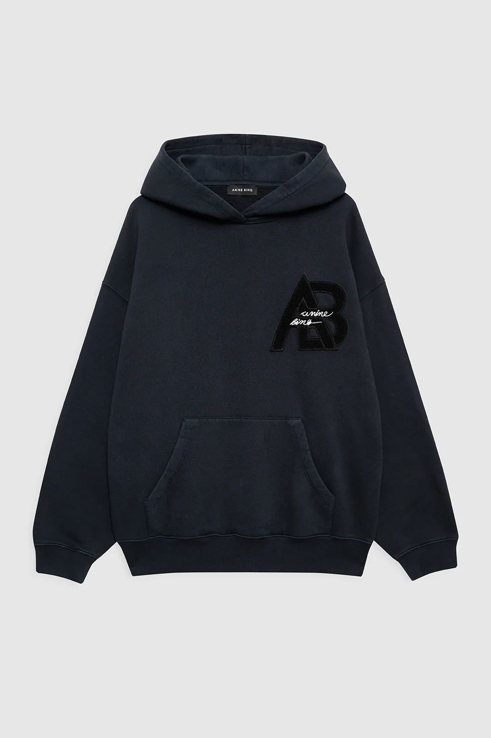 Jaci Hoodie Letterman - Vintage Black - Image 3