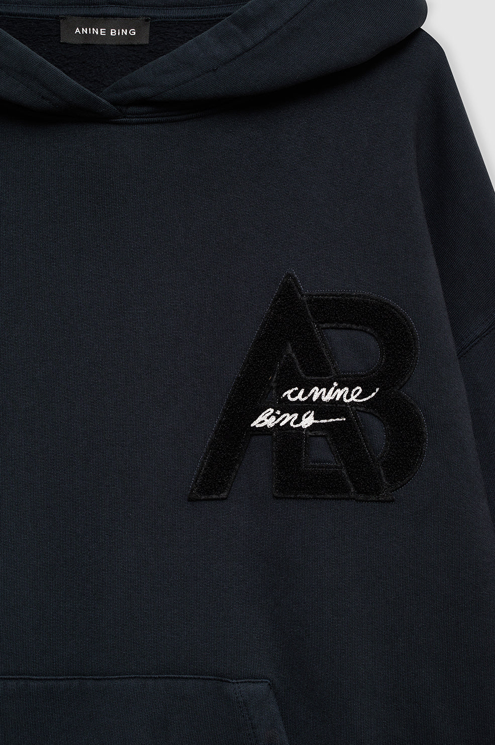 Jaci Hoodie Letterman - Vintage Black - Image 4