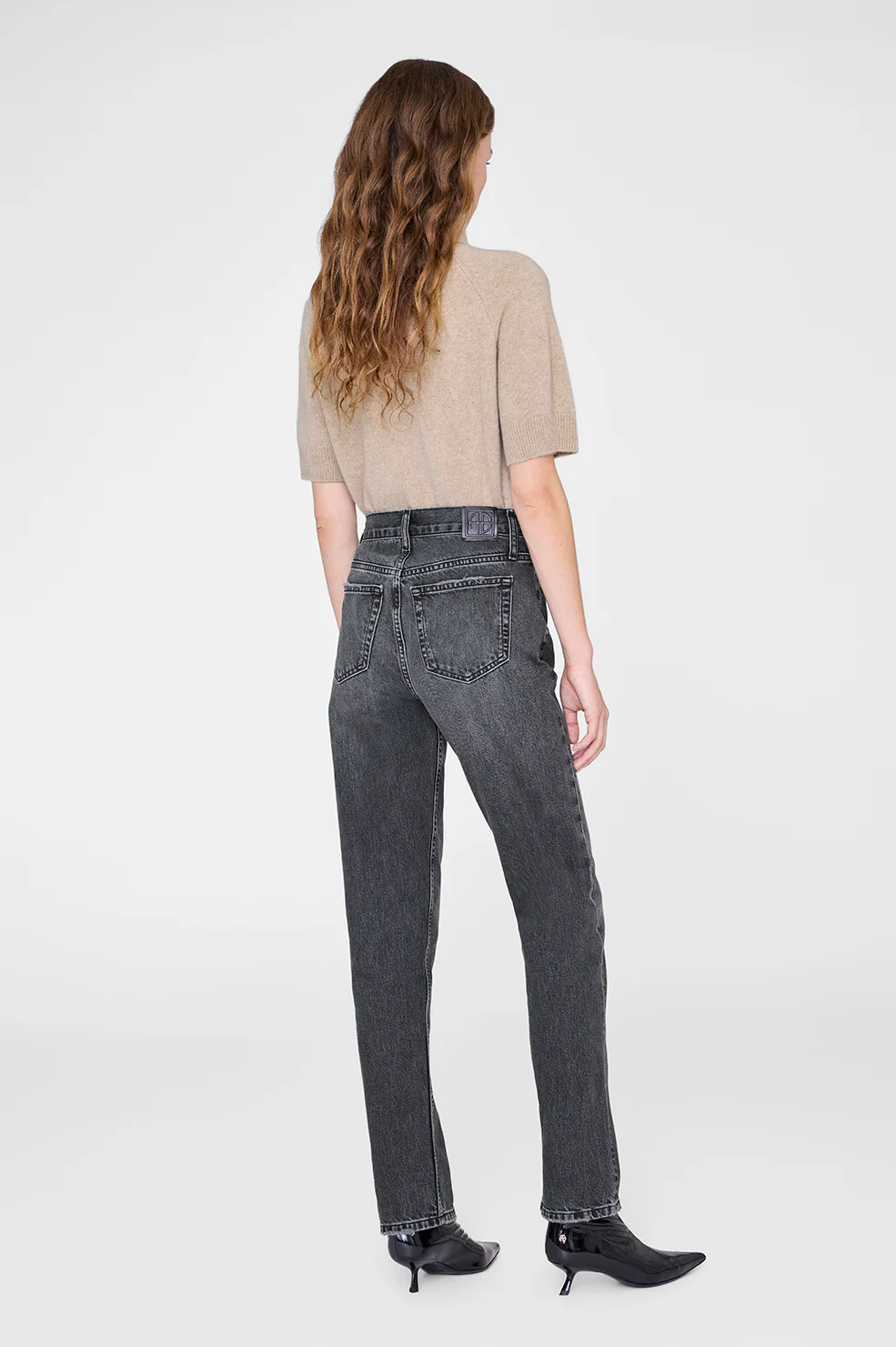 Jackson Turtleneck Sweater - Stone Melange - Image 3