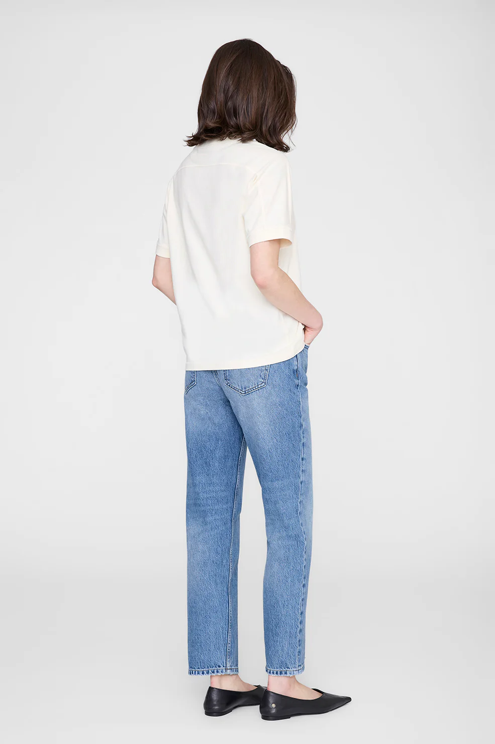 Jaylin Tee Collegiate - Washed Cream - Image 5