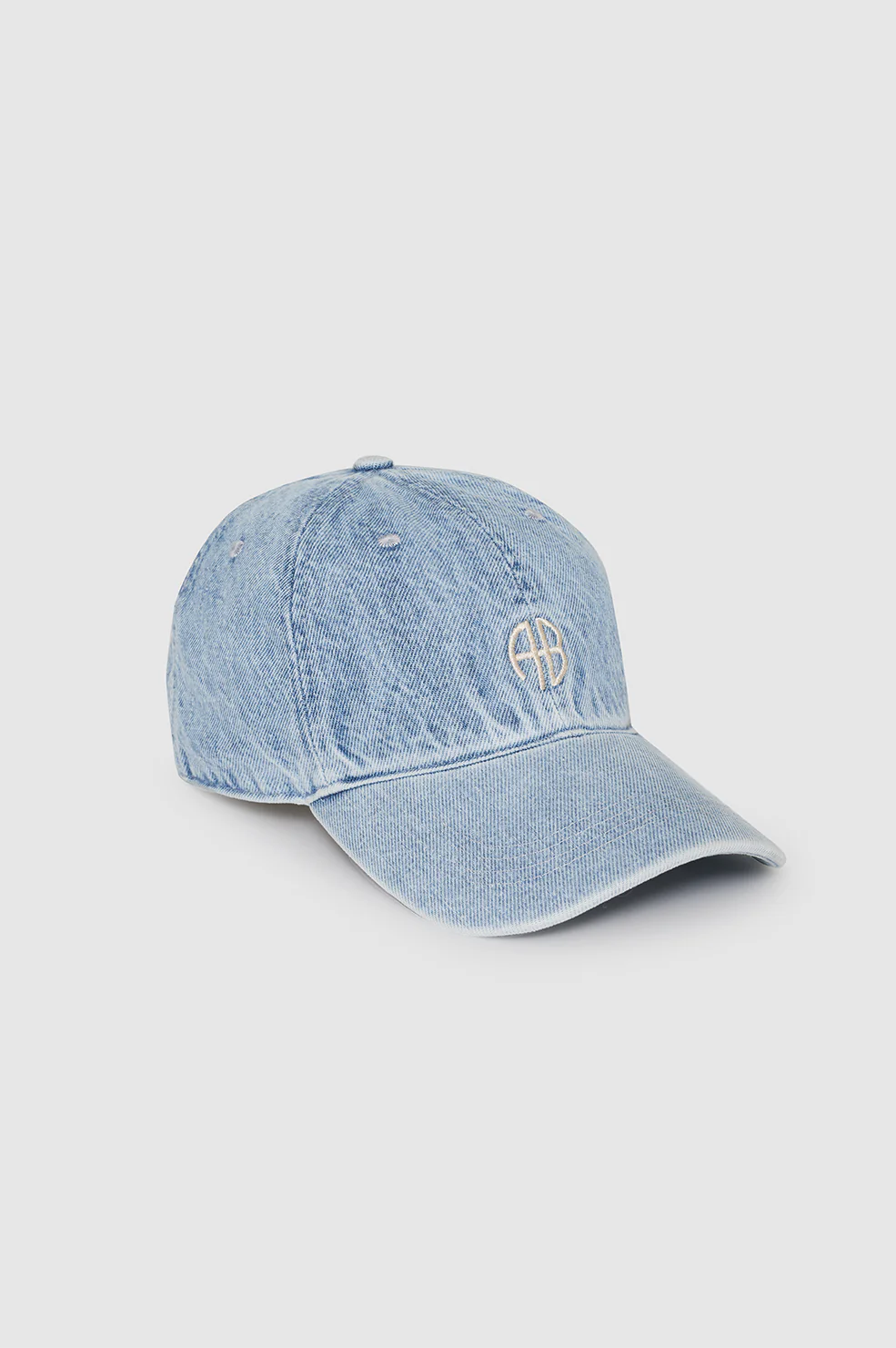 Jeremy Baseball Cap AB - Bleached Blue Denim - Image 3