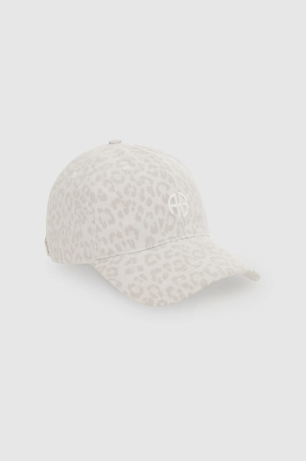 Jeremy Baseball Cap Ab - Washed White Leopard - Image 3