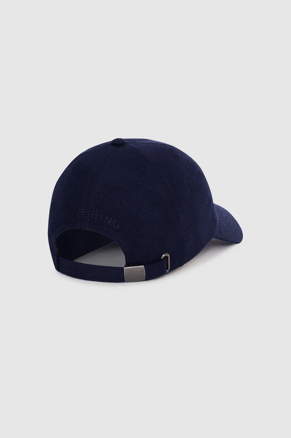 Jeremy Baseball Cap - Navy Wool - Image 4