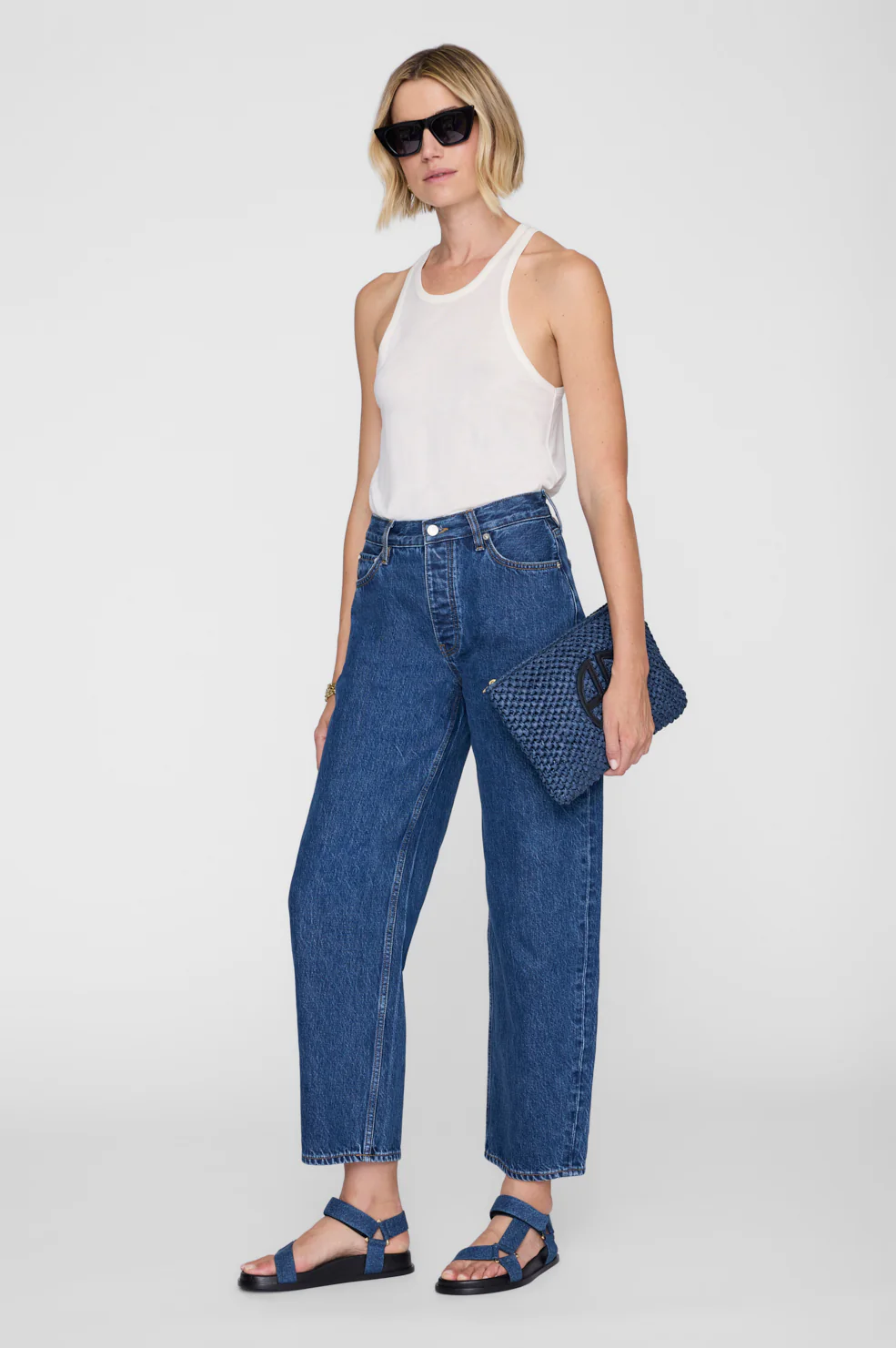 Jess Sandals Denim - Clean Indigo - Image 2
