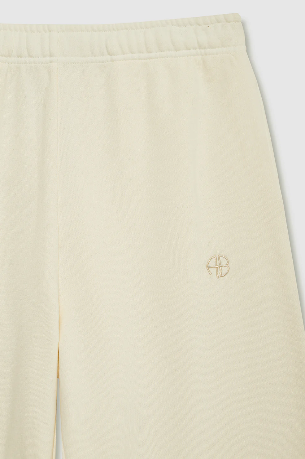 Kacey Sweatpant Monogram - Cream - Image 4