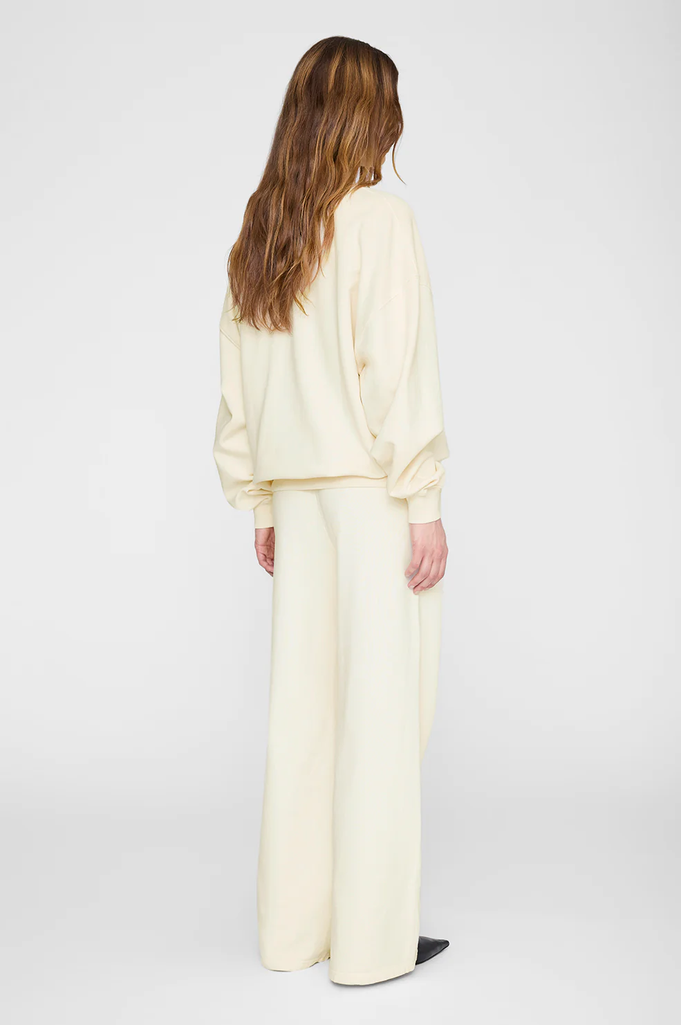 Kacey Sweatpant Monogram - Cream - Image 5
