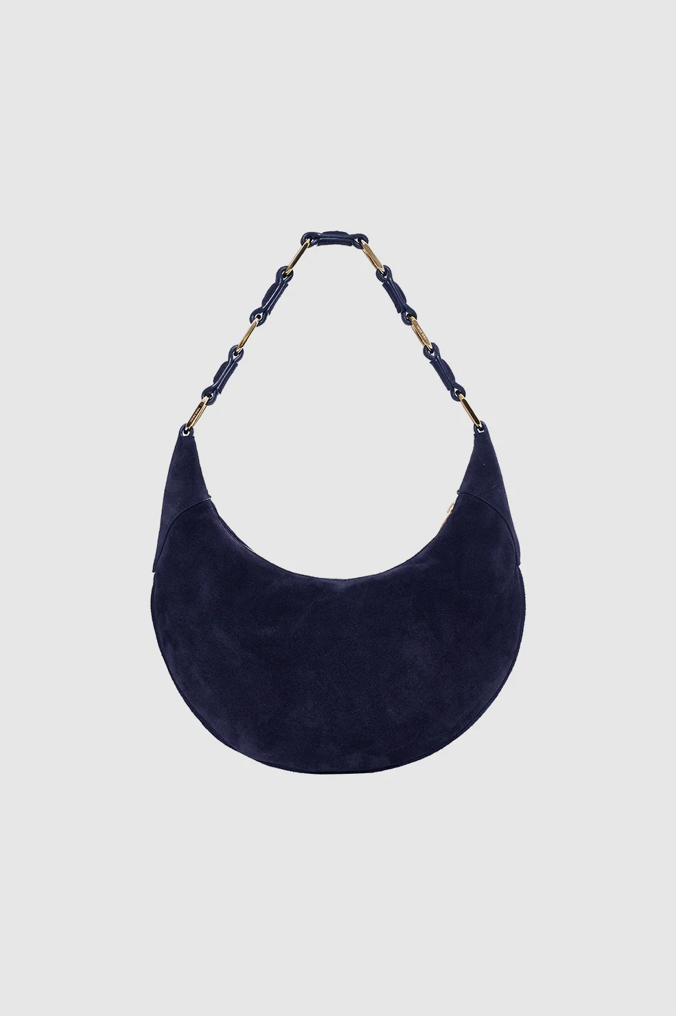 Kate Hobo Bag - Navy Suede - Image 3