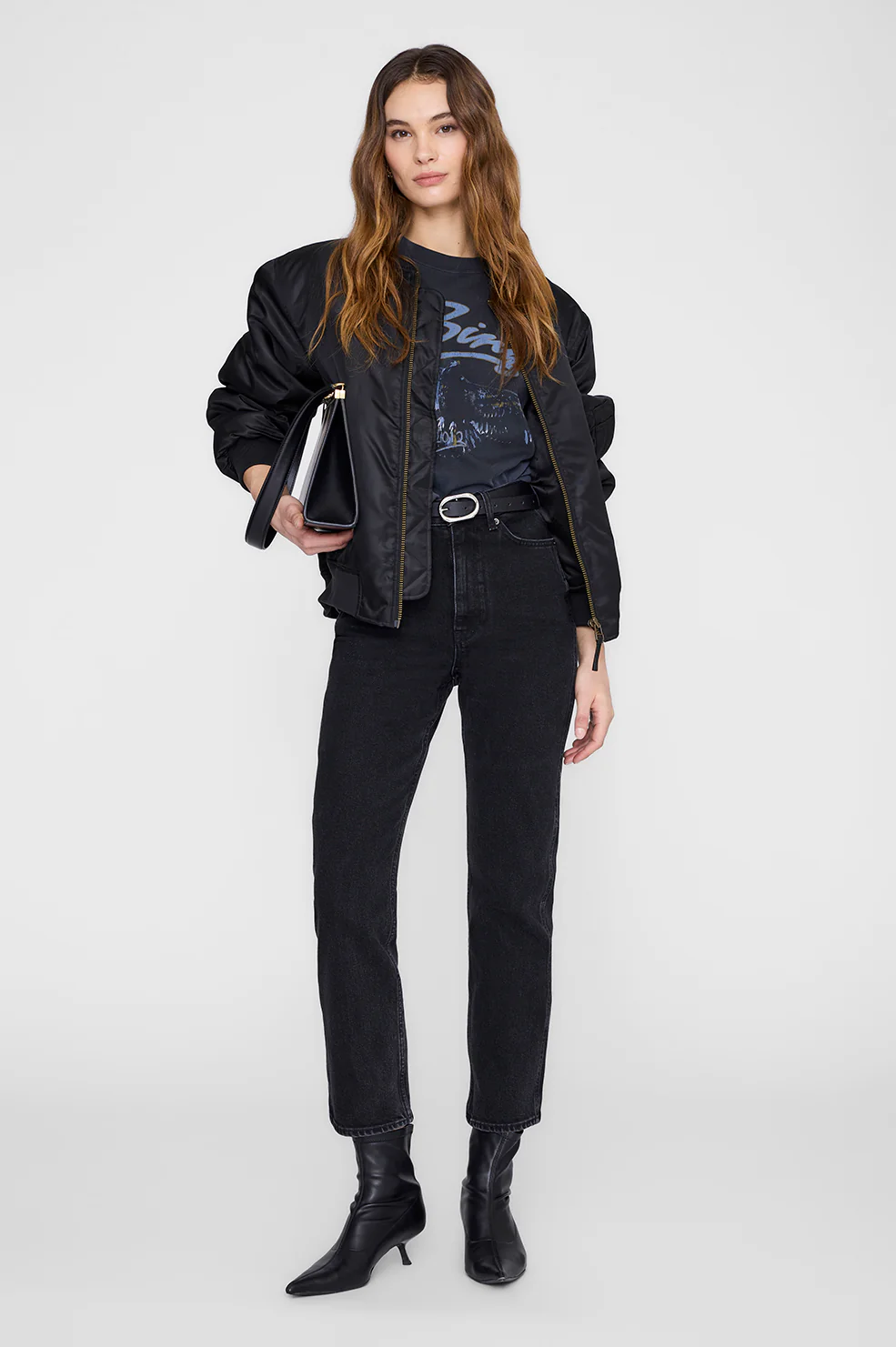 Kent Tee Eagle - Washed Black - Image 2