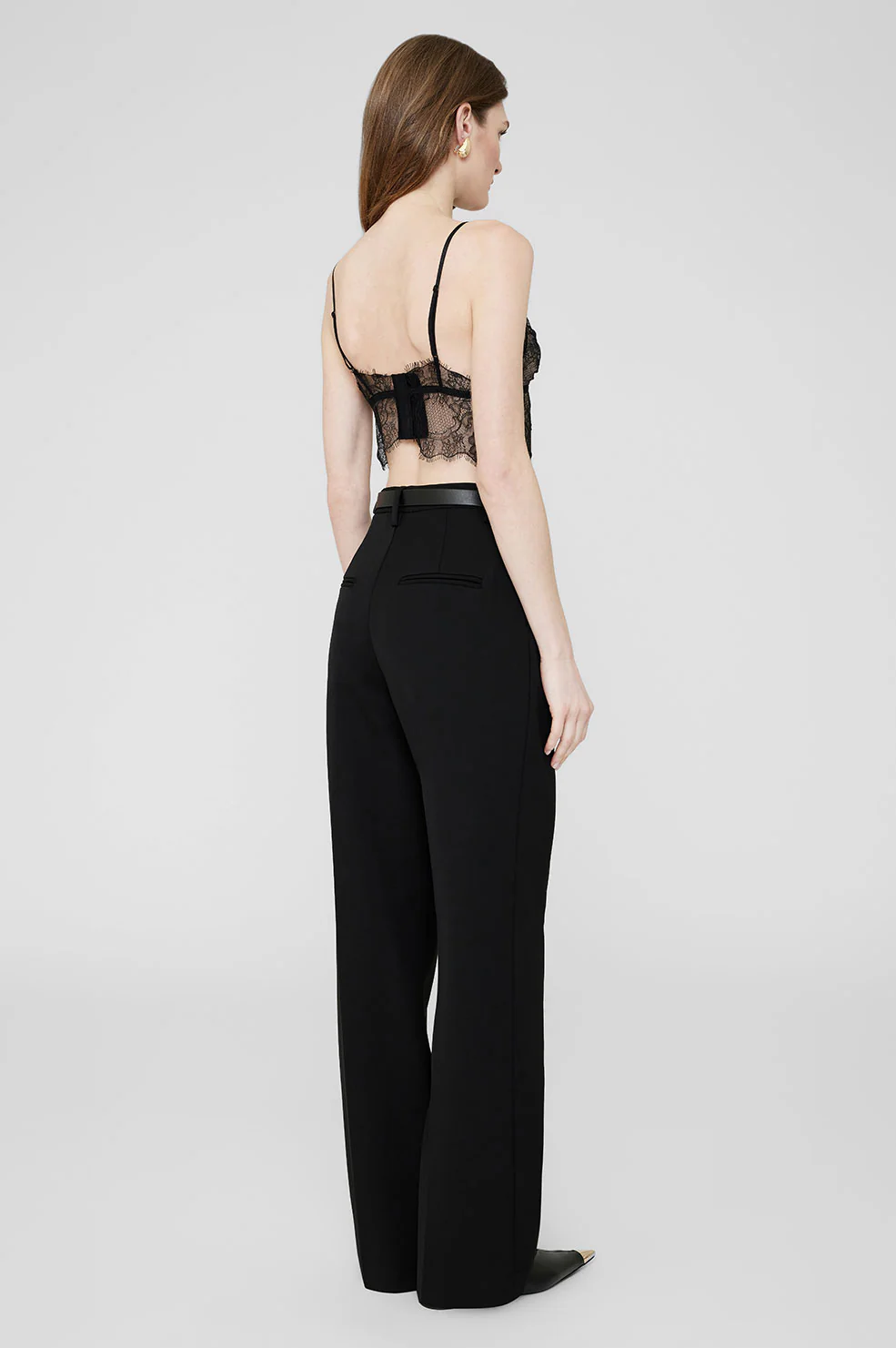 Lace Bralette - Black - Image 3