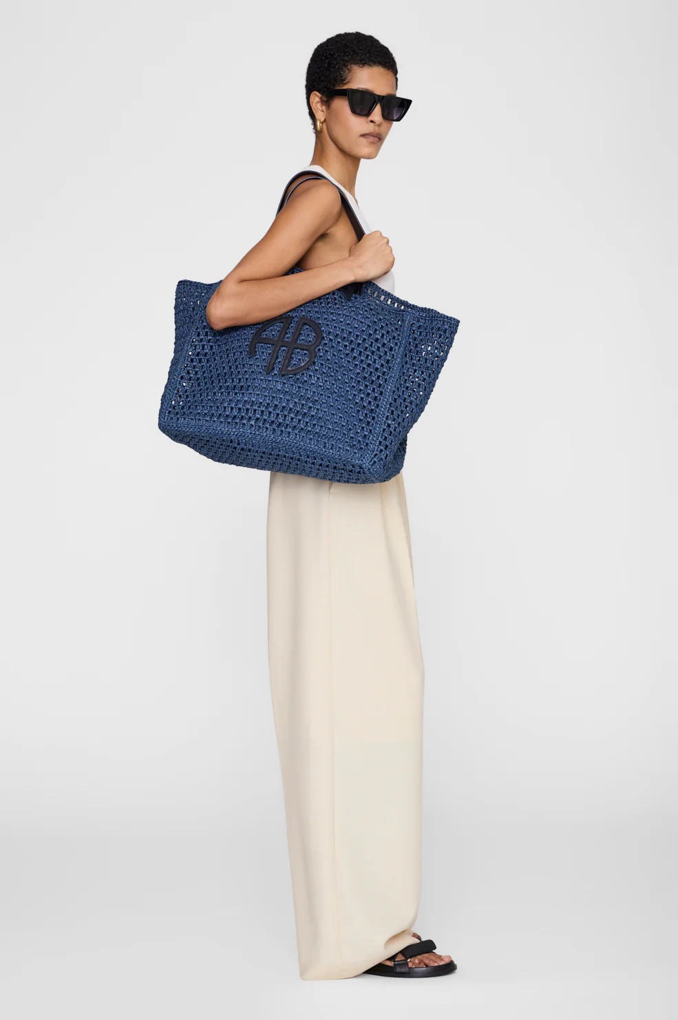 Large Rio Tote - Marine Blue - Image 2