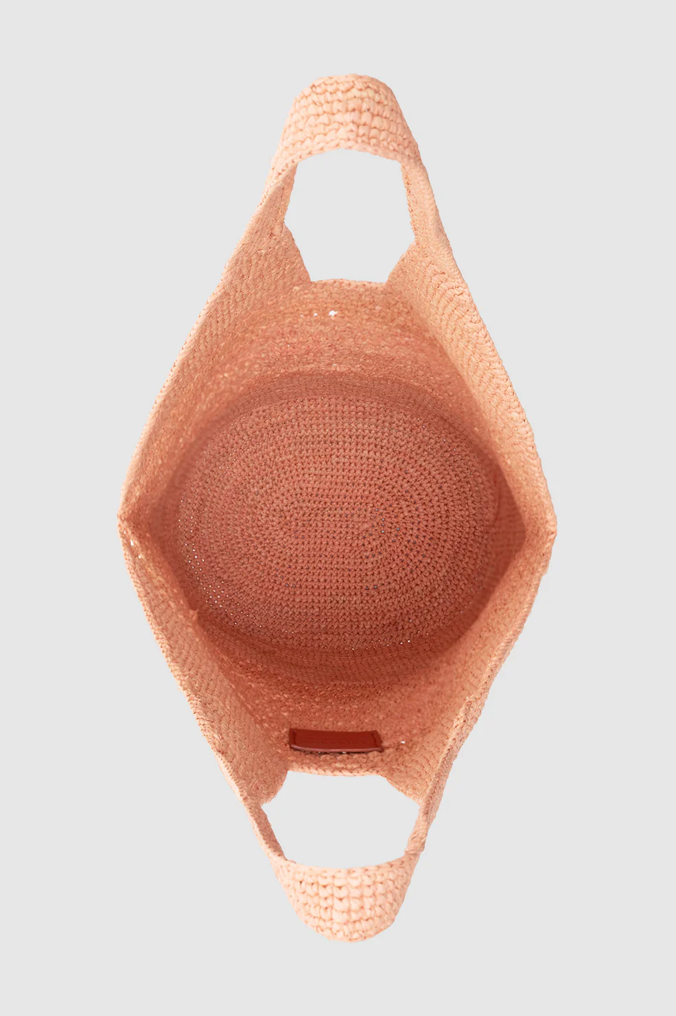 Leah Logo Hobo Raffia - Blush - Image 4