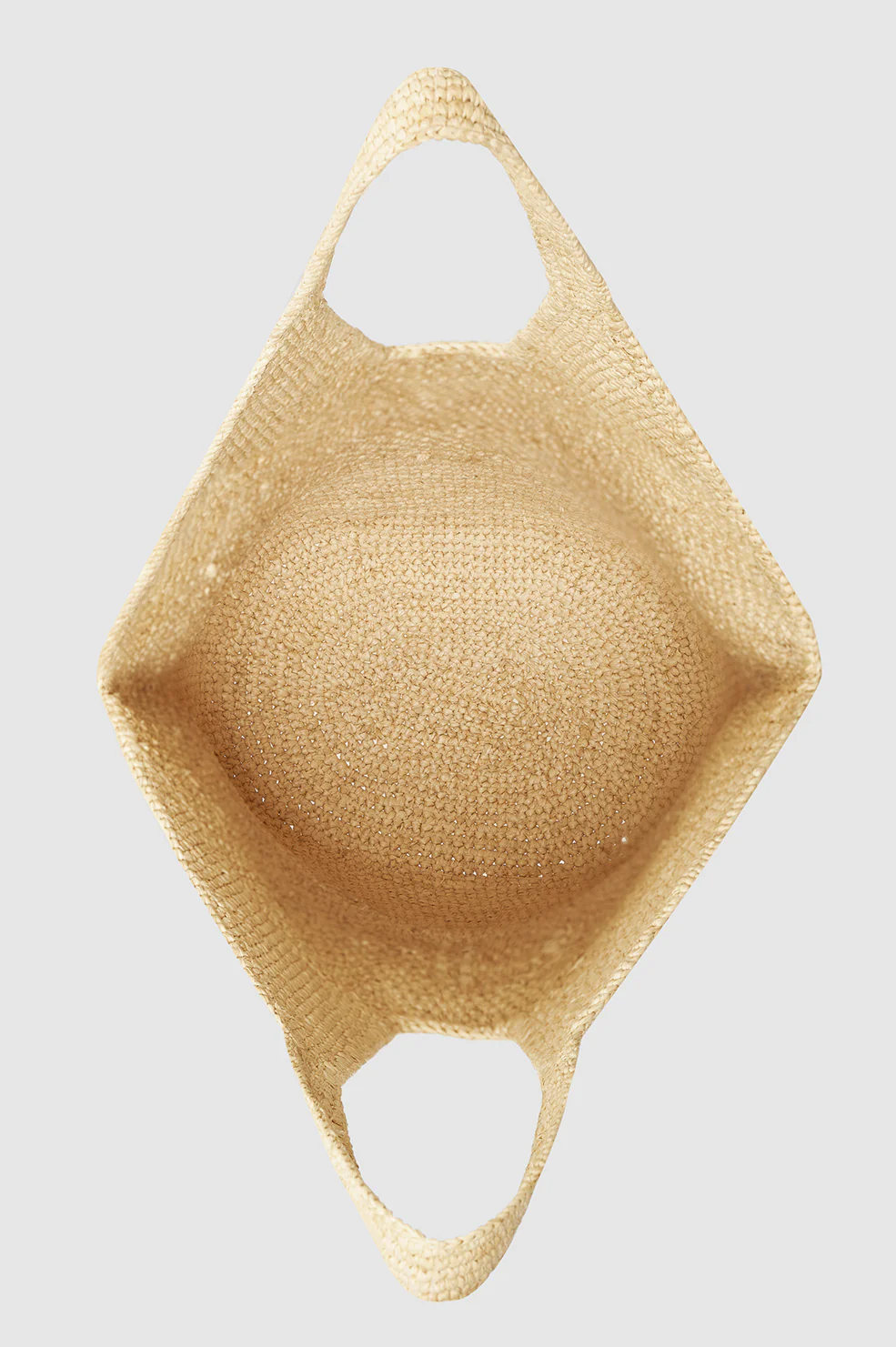 Leah Logo Hobo Raffia - Natural - Image 4