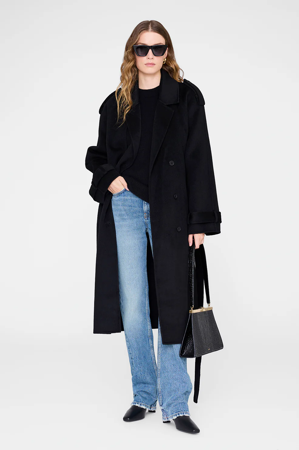 Lee Crew Sweater - Black - Image 2