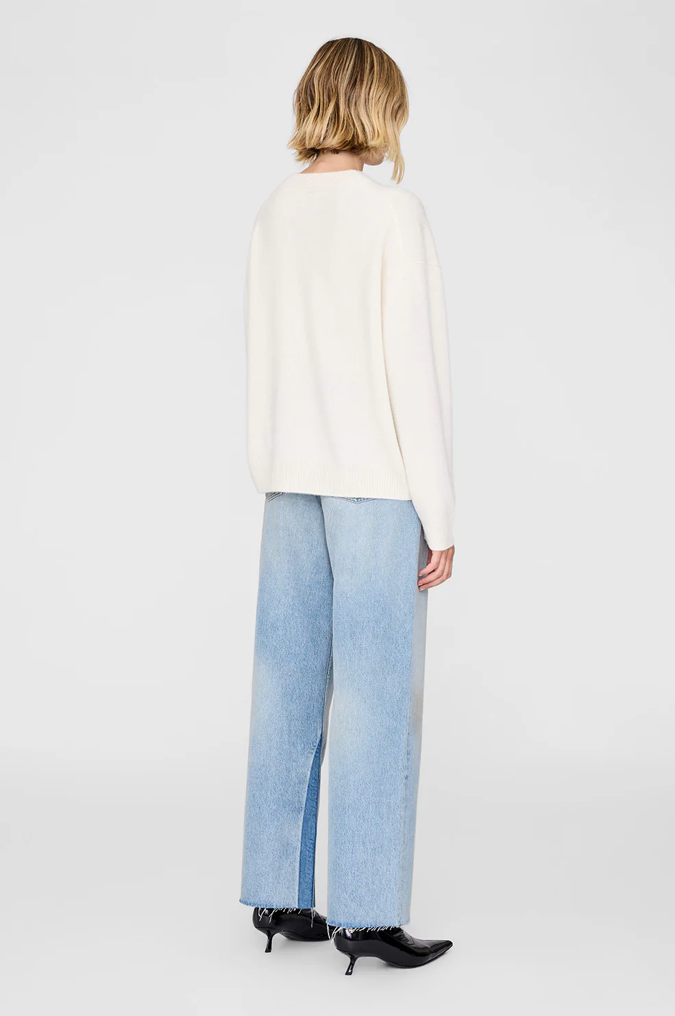 Lee Crew Sweater - Cream - Image 2