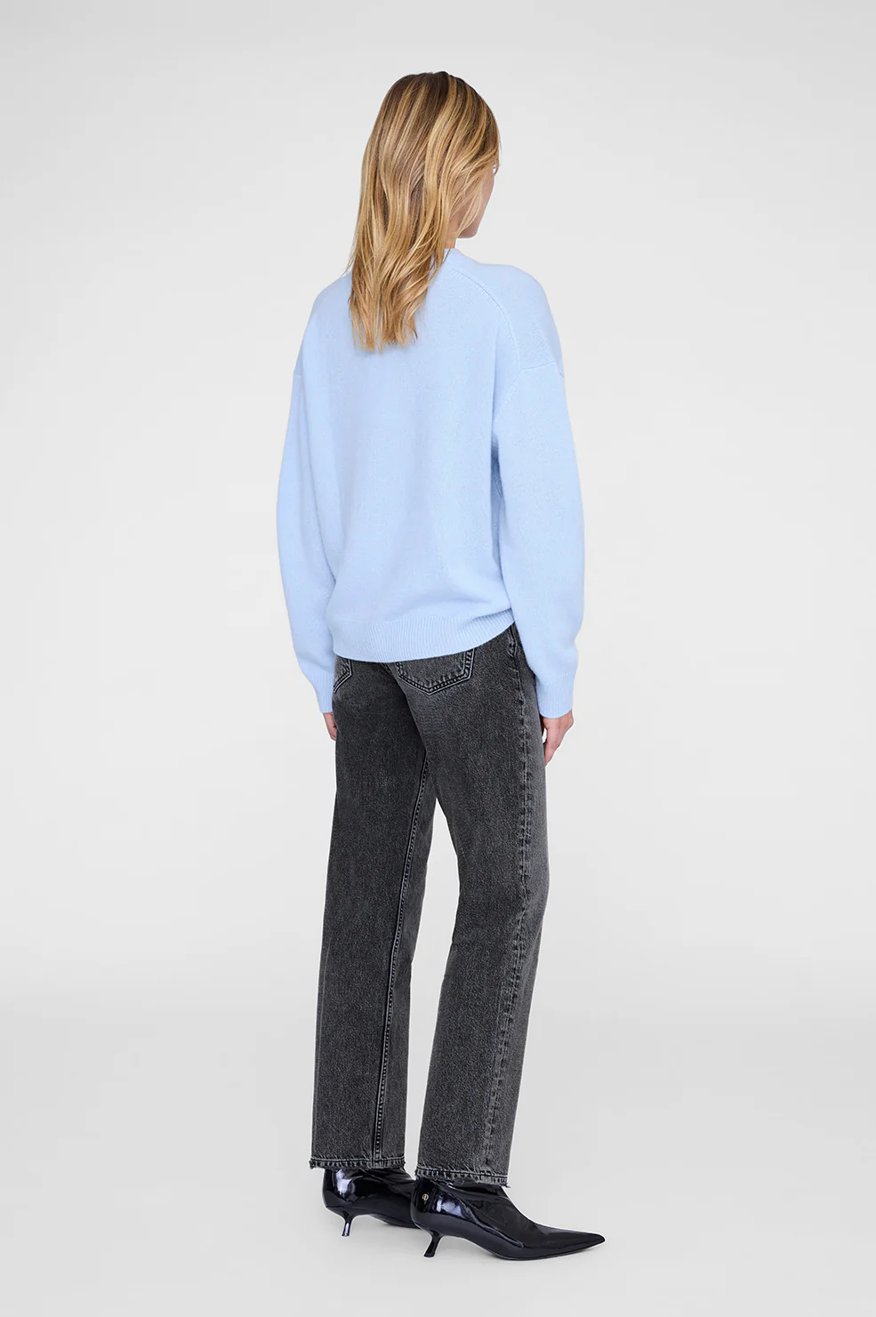 Lee Crew Sweater - Pale Blue - Image 3