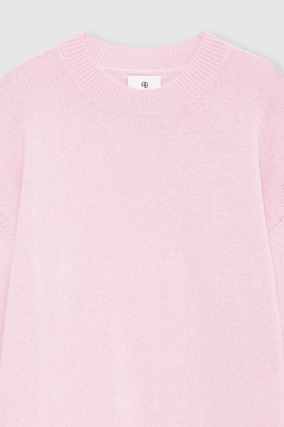 Lee Crew Sweater - Powder Pink - Image 4