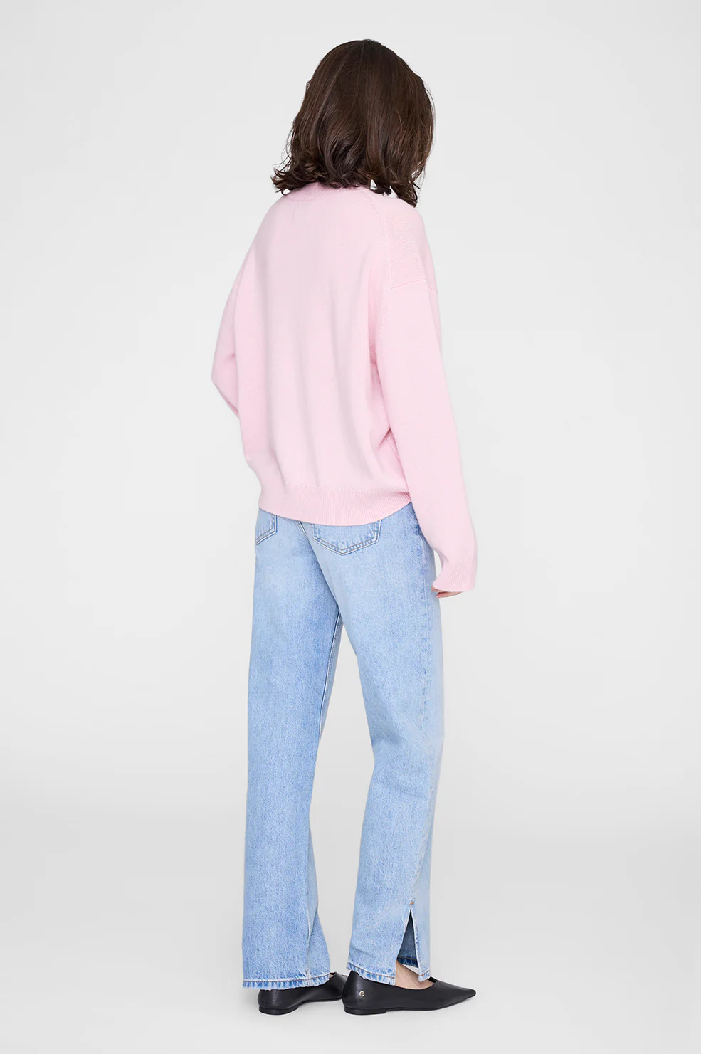 Lee Crew Sweater - Powder Pink - Image 5