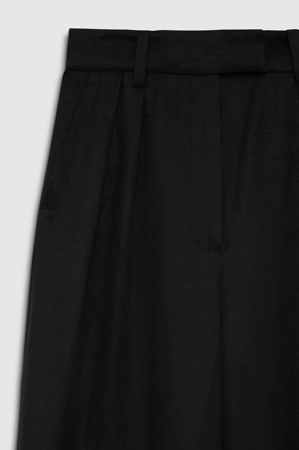 Lou Trouser - Black Linen Blend - Image 4