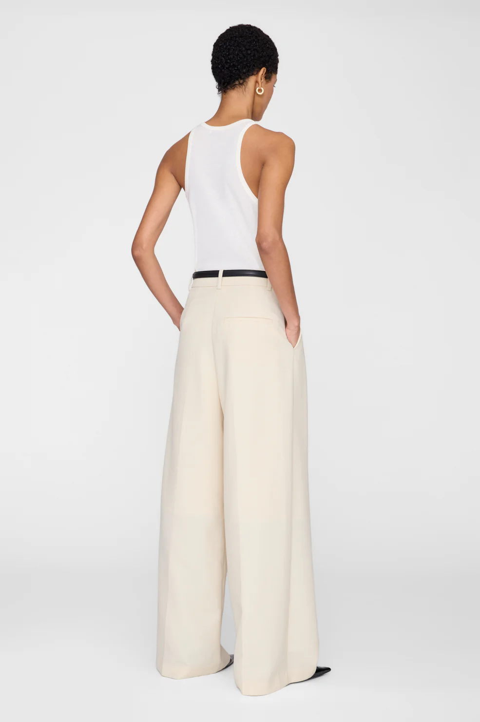 Lou Trouser - Ecru - Image 6