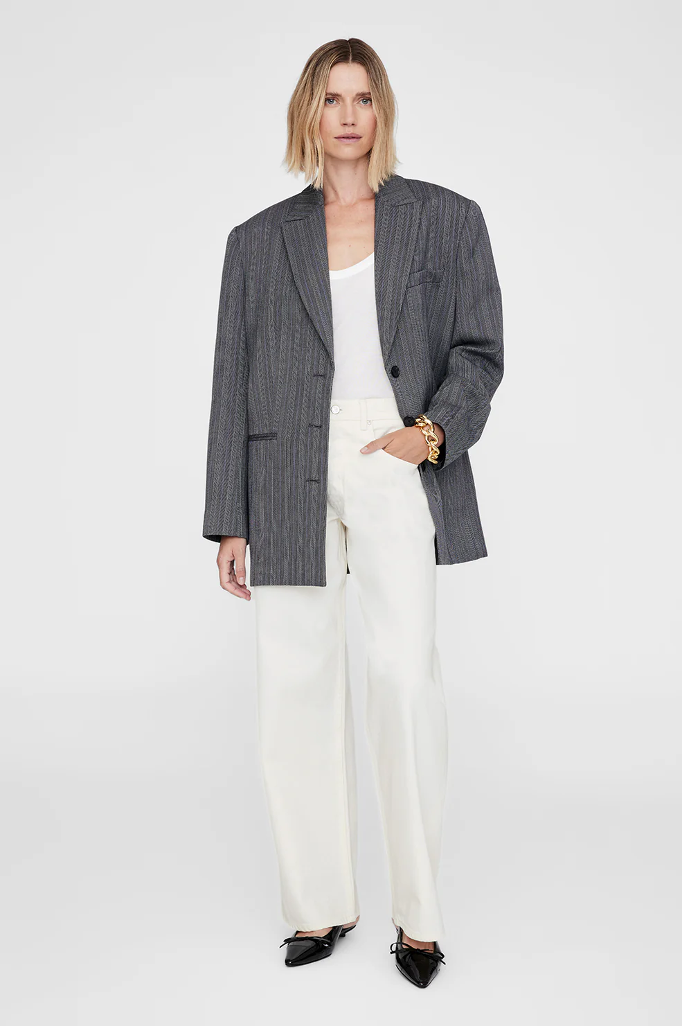 Manon Jean 31" - Ecru - Image 7