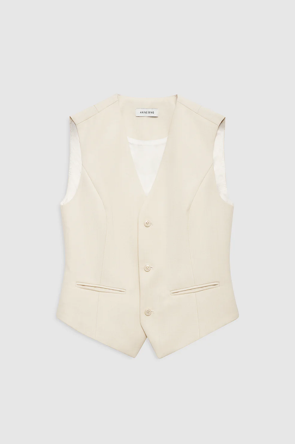 Mario Vest - Ecru - Image 3