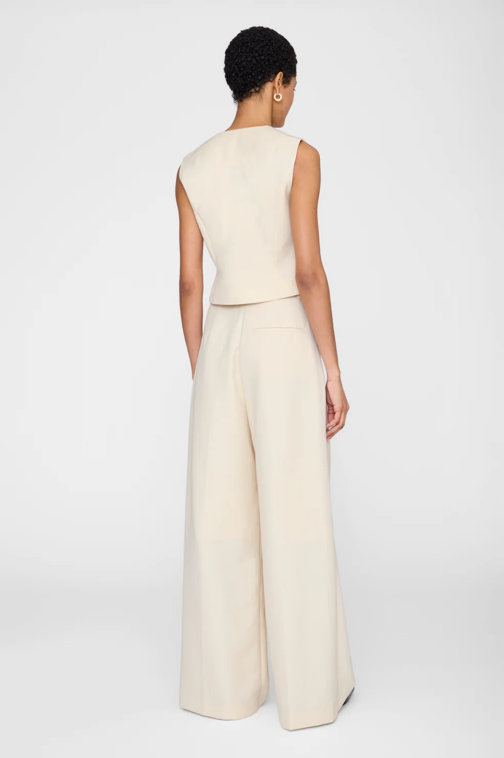 Mario Vest - Ecru - Image 5