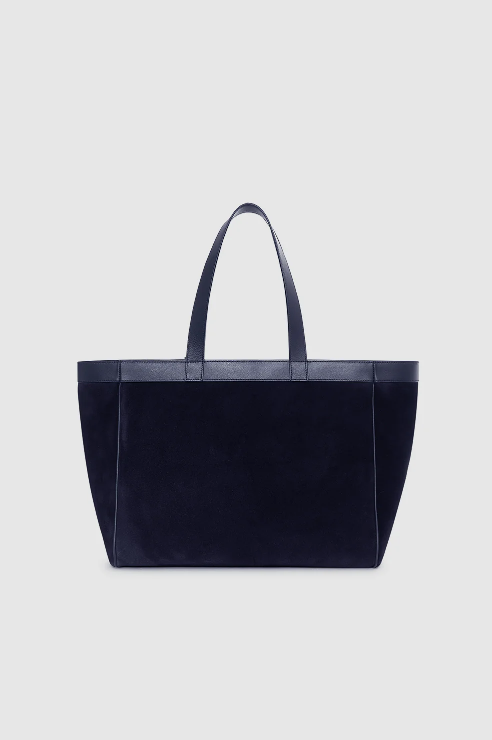 Medium Rio Tote - Navy Suede - Image 3