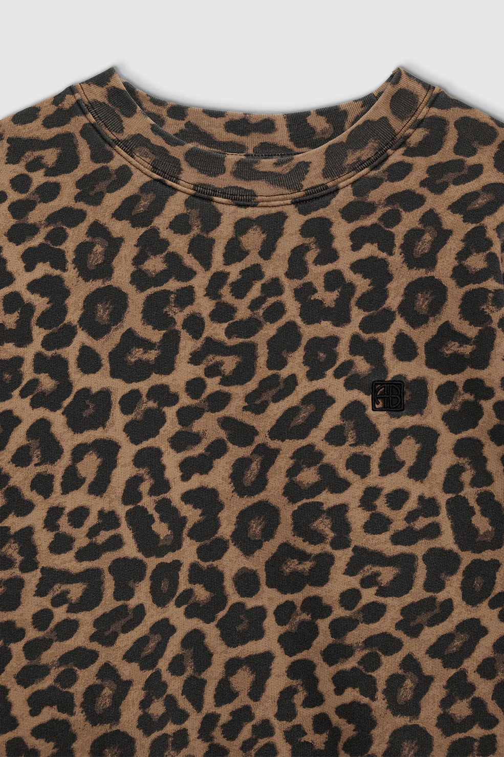 Miles Sweatshirt - Black And Brown Leopard - Image 4