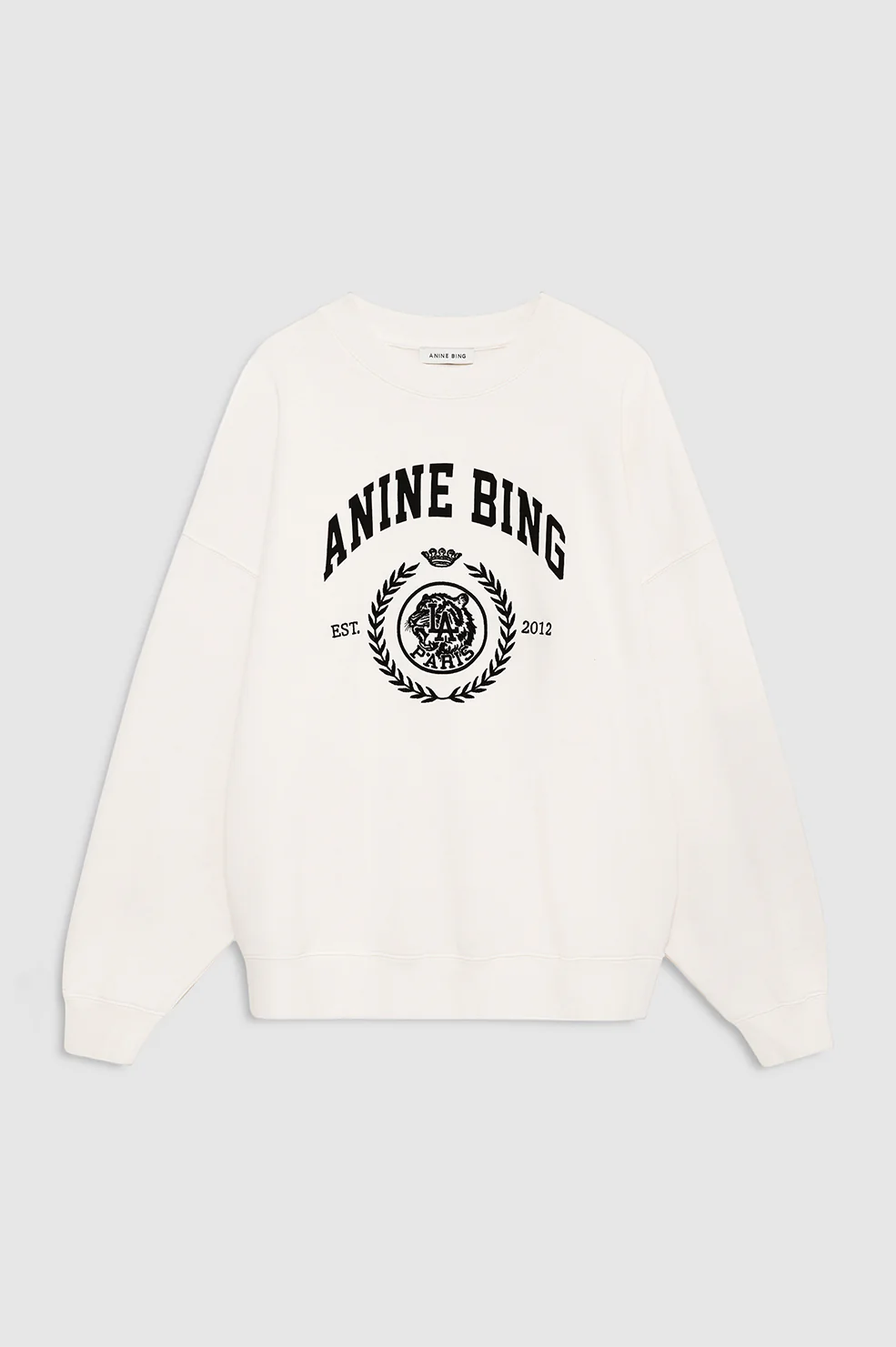 Miles Sweatshirt Collegiate - Cream - Image 3