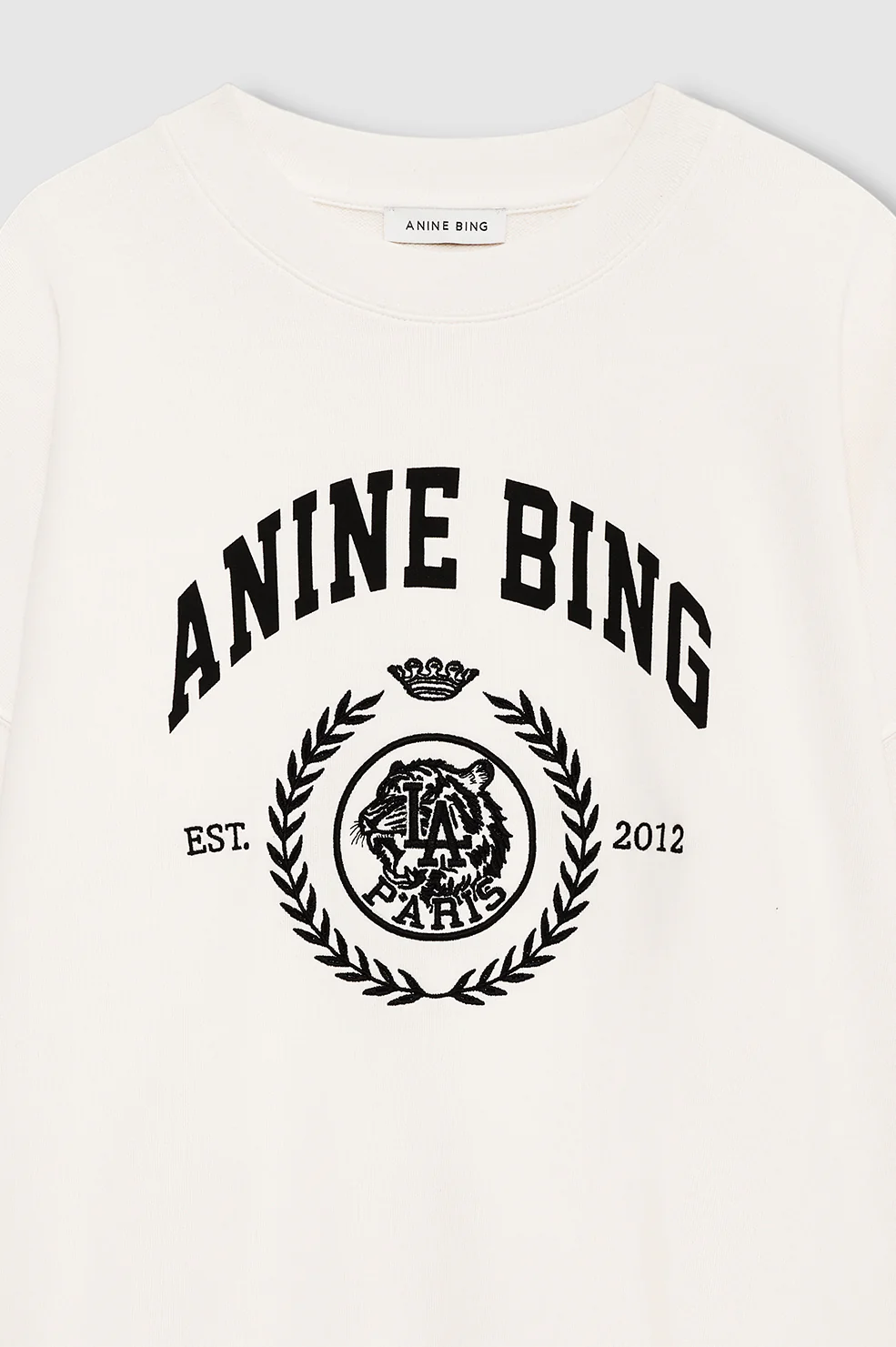Miles Sweatshirt Collegiate - Cream - Image 4